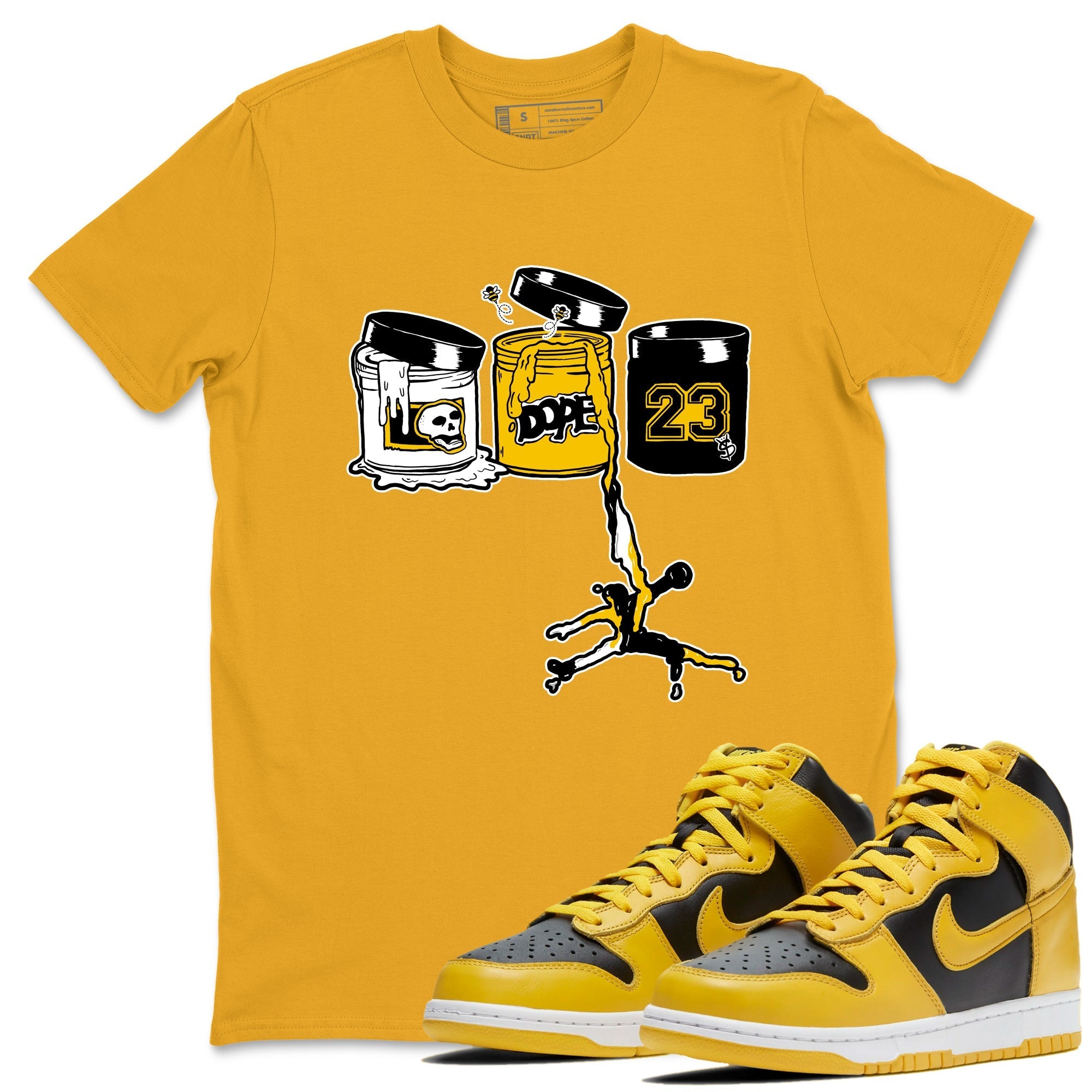 Jordan Paint snkmatch Tees - Dunk High Pollen
