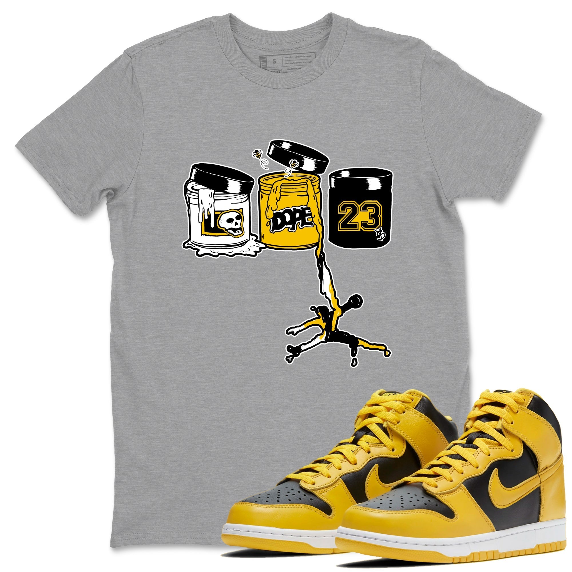 Jordan Paint snkmatch Tees - Dunk High Pollen