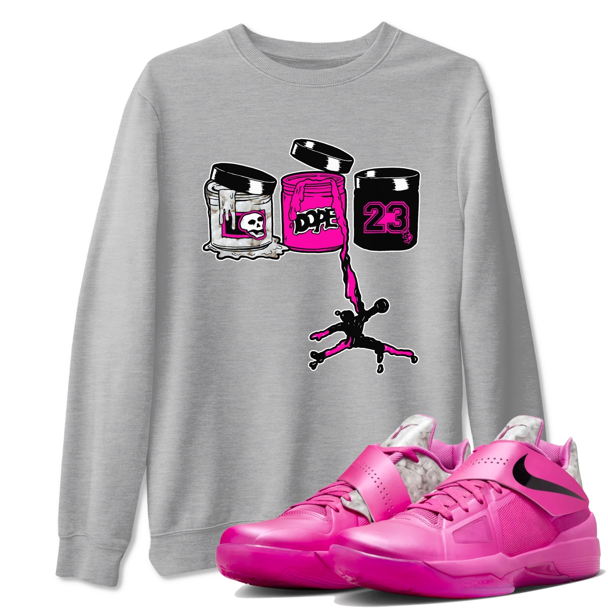 Jordan Paint snkmatch Tees - Nike KD 4 Aunt Pearl