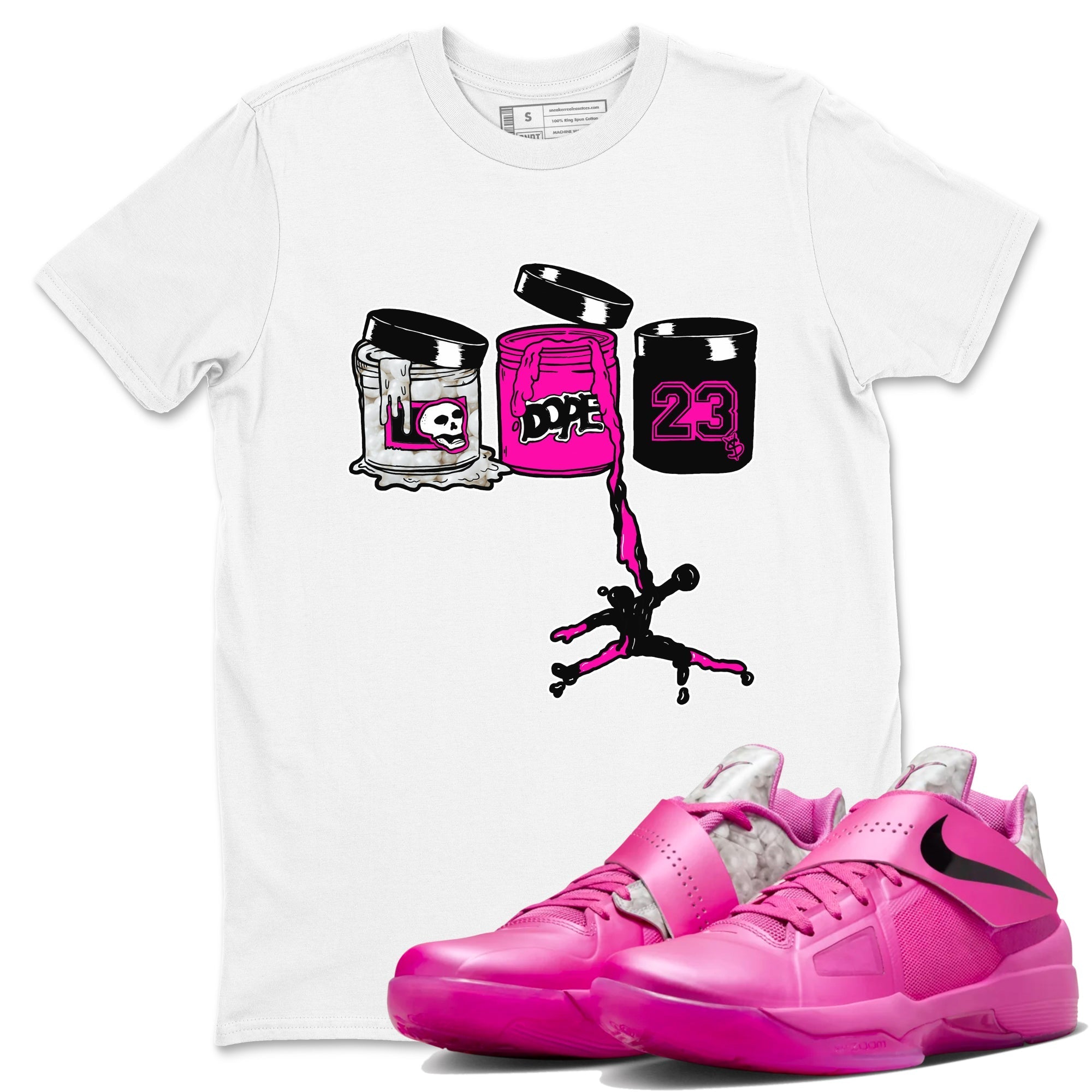 Jordan Paint snkmatch Tees - Nike KD 4 Aunt Pearl
