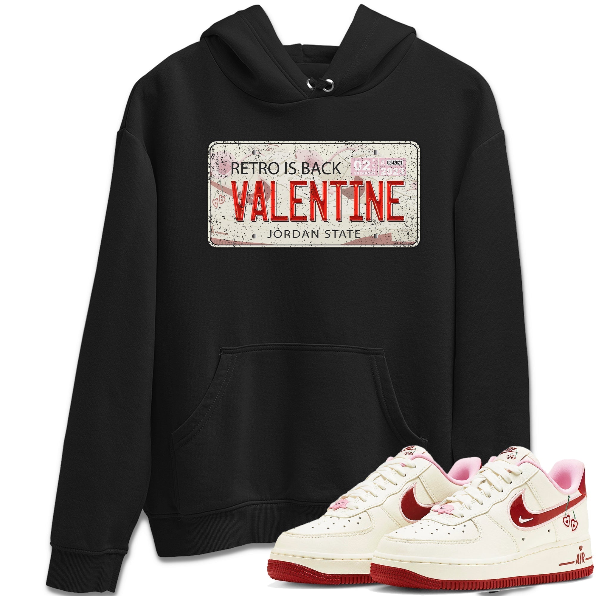 Jordan Plate Unisex Tops - Air Force 1 Valentines Day