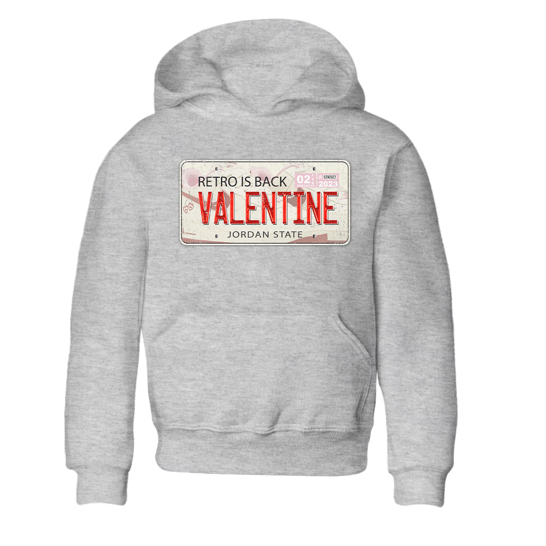 Jordan Plate Kids Tops - Air Force 1 Valentines Day
