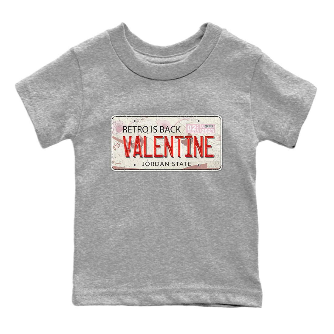 Jordan Plate Kids Tops - Air Force 1 Valentines Day