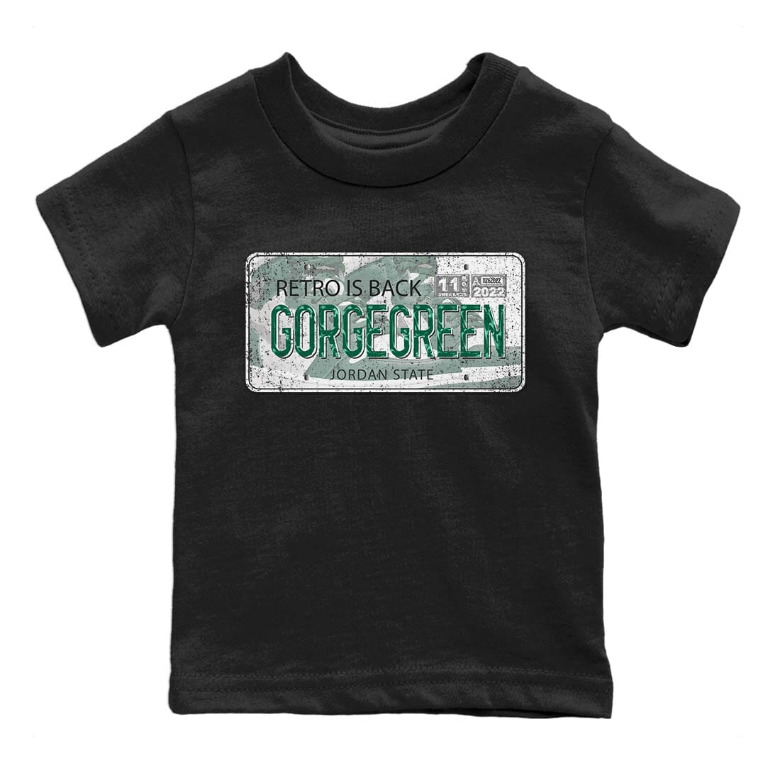 Jordan Plate Kids Tops - Air Jordan 1 Gorge Green