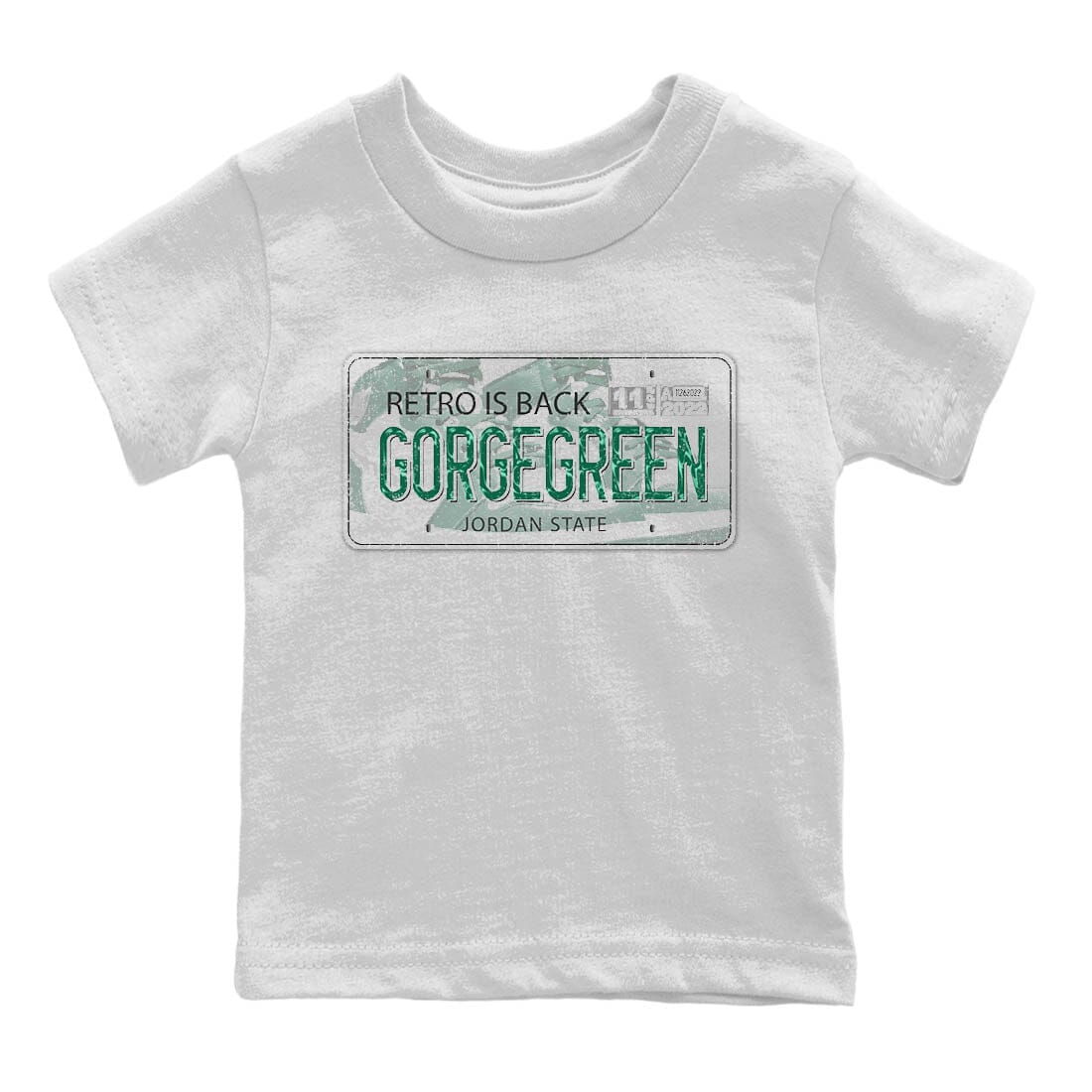 Jordan Plate Kids Tops - Air Jordan 1 Gorge Green