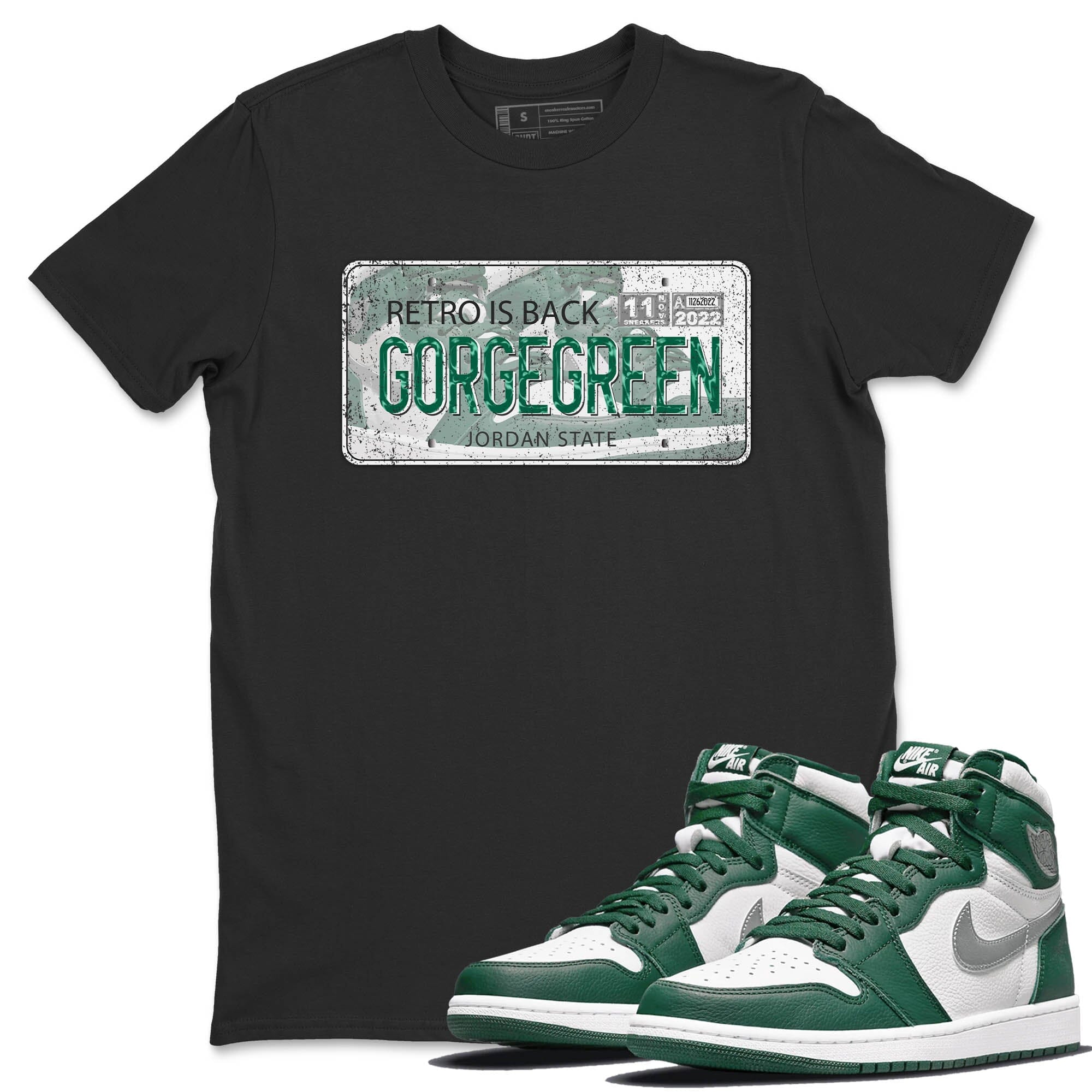 Jordan Plate Unisex Tops - Air Jordan 1 Gorge Green