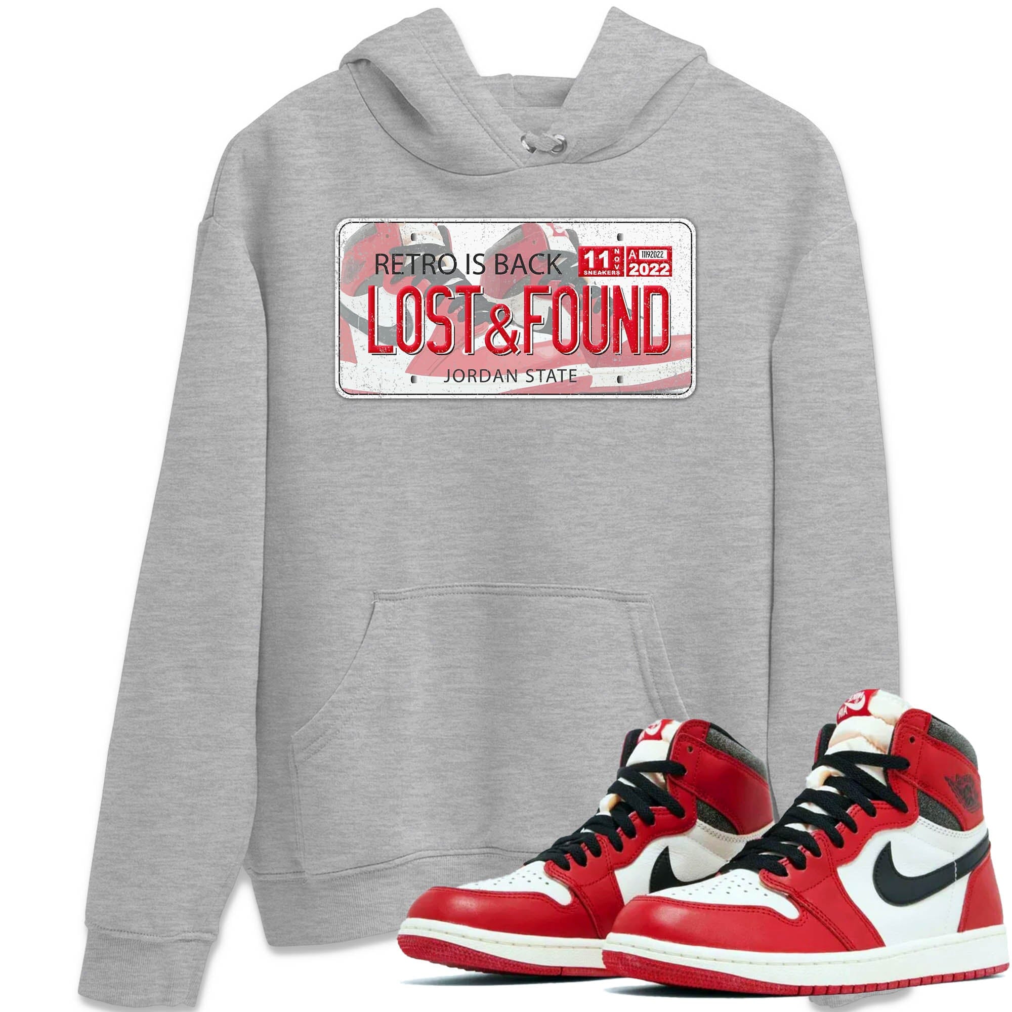 Jordan Plate Unisex Tops - Air Jordan 1 Lost & Found