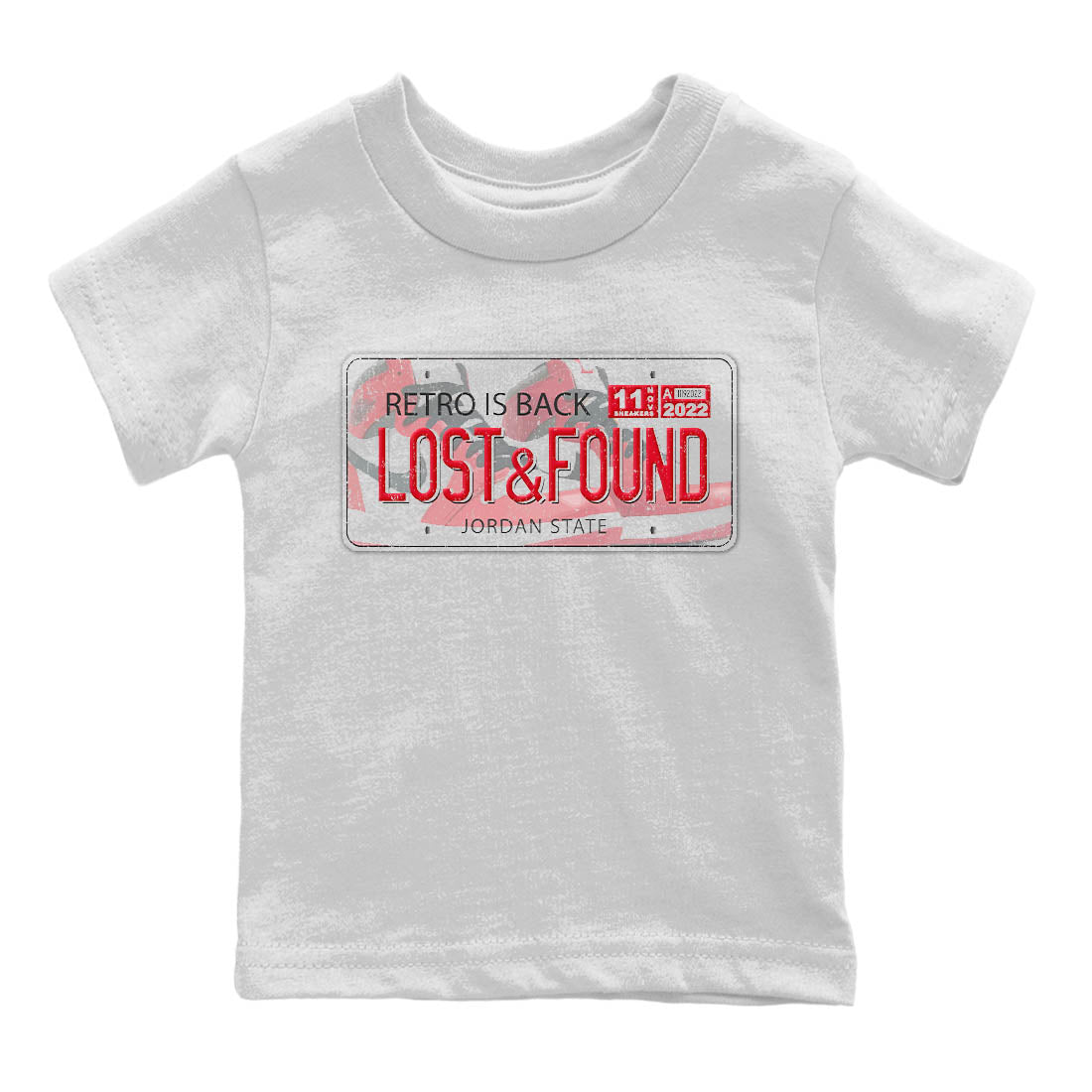 Jordan Plate Kids Tops - Air Jordan 1 Lost & Found