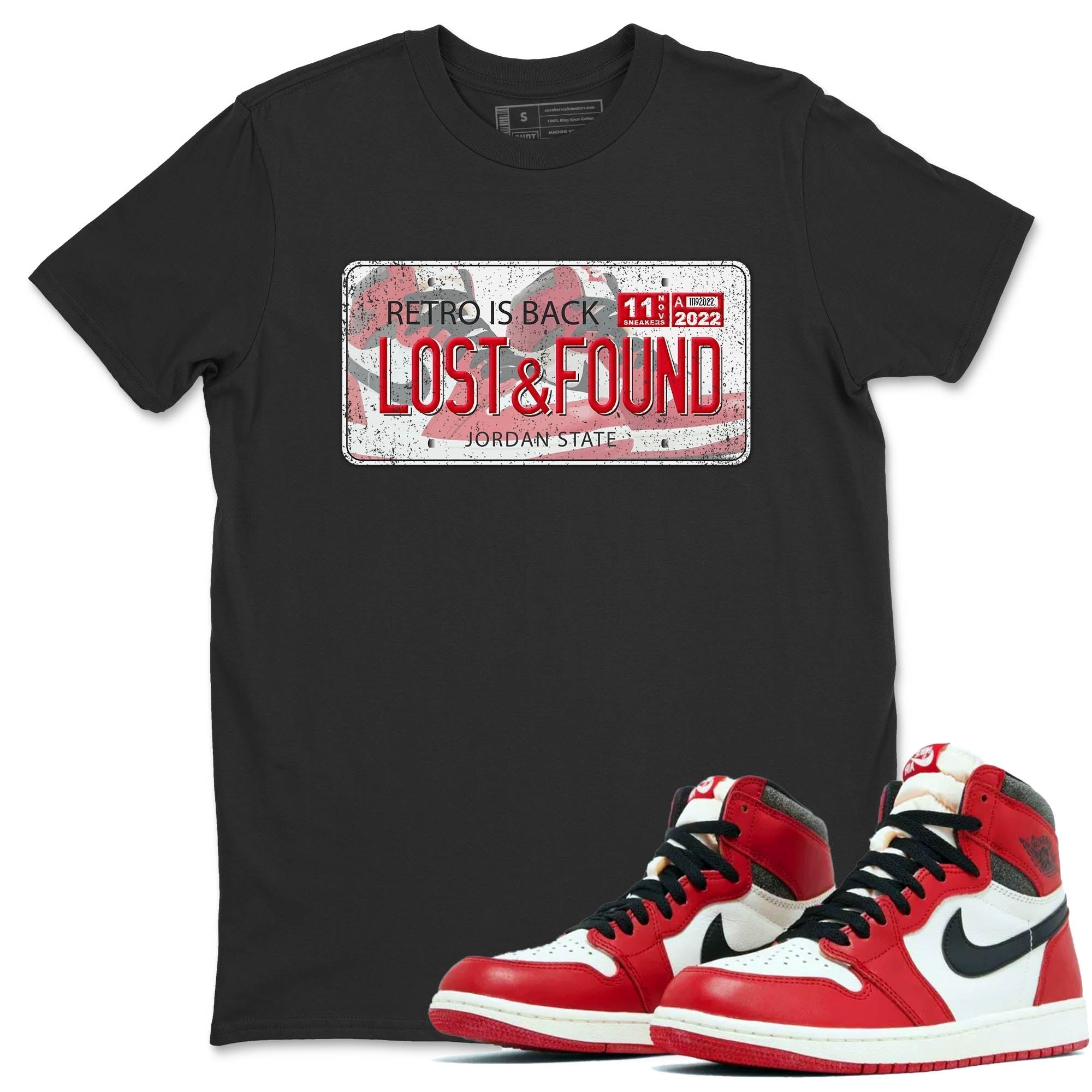 Jordan Plate Unisex Tops - Air Jordan 1 Lost & Found