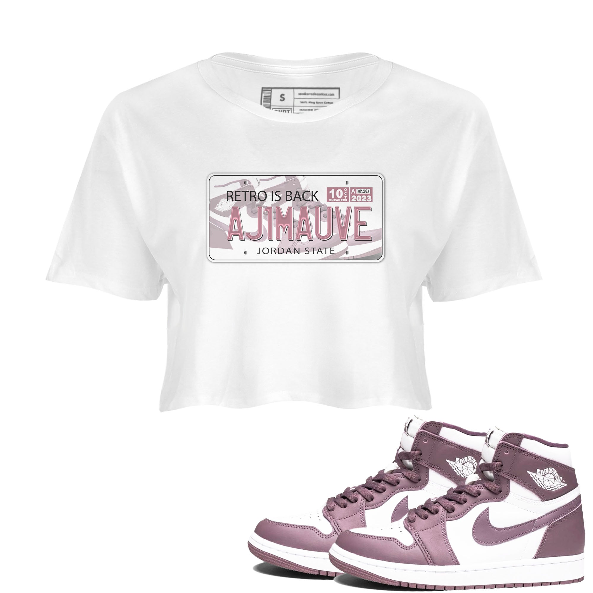 Jordan Plate snkmatch Women's Top - Air Jordan 1 Mauve