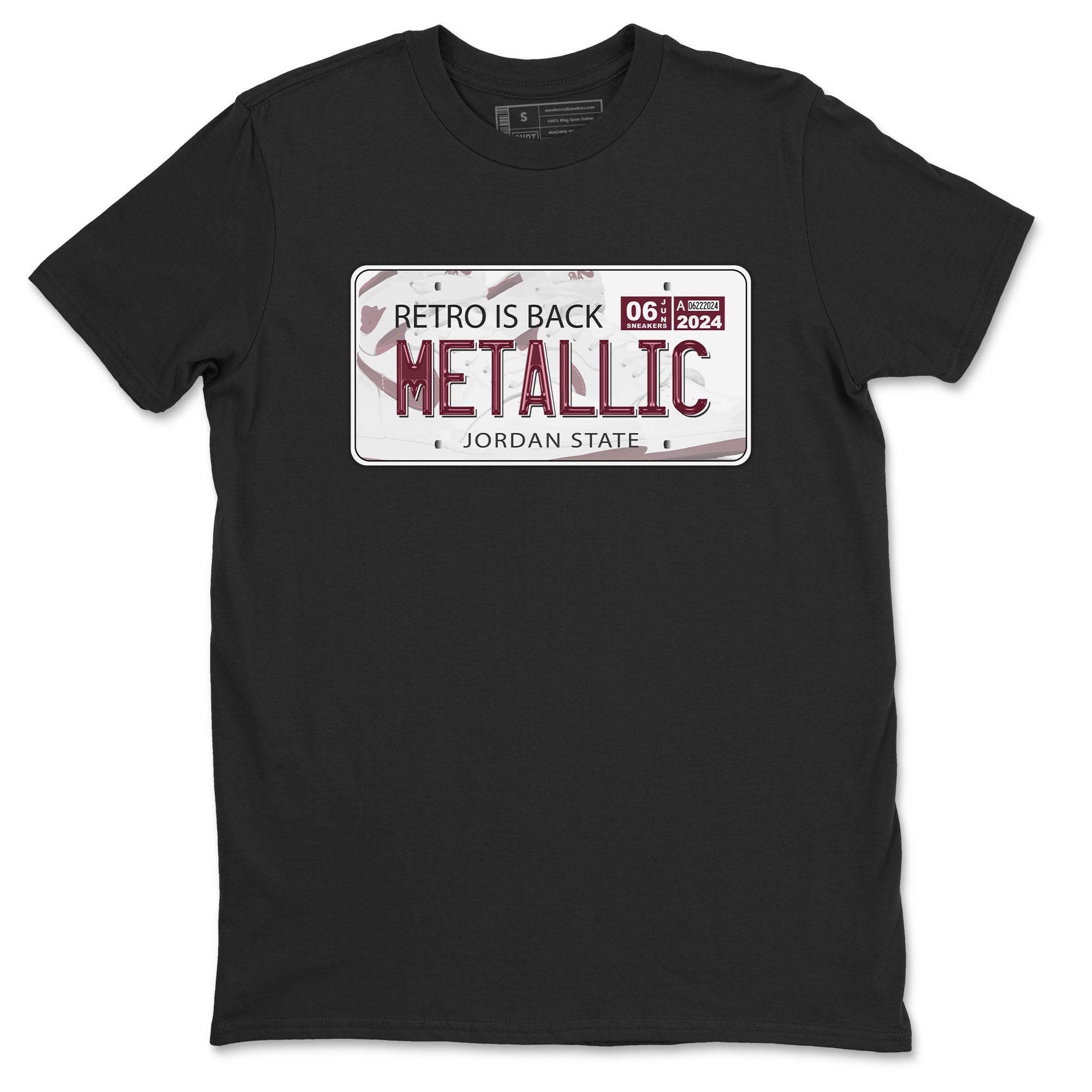 Jordan Plate snkmatch Tees - Air Jordan 1 Metallic Burgundy