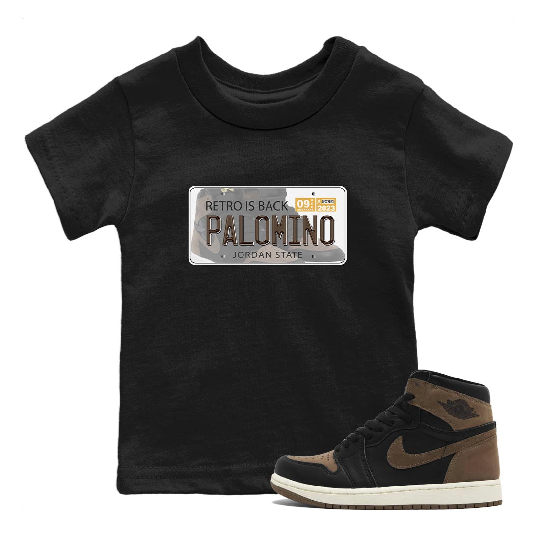 Jordan Plate snkmatch Tee Kids - Air Jordan 1 Palomino