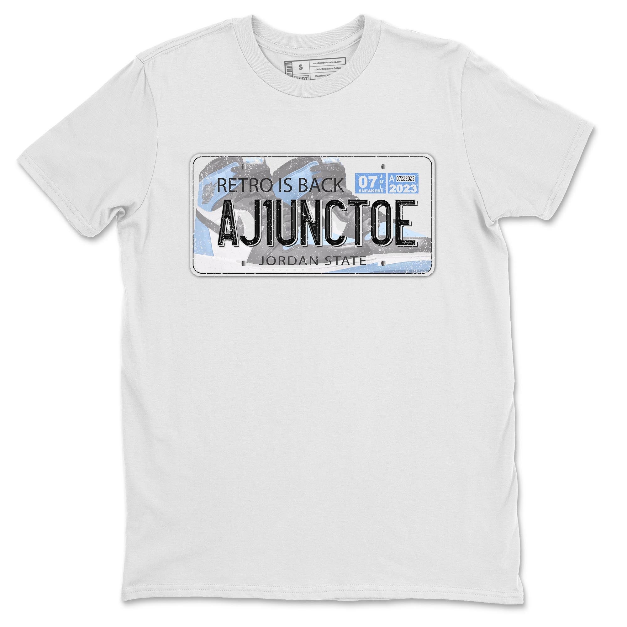 Jordan Plate snkmatch Tee - Air Jordan 1 UNC Toe