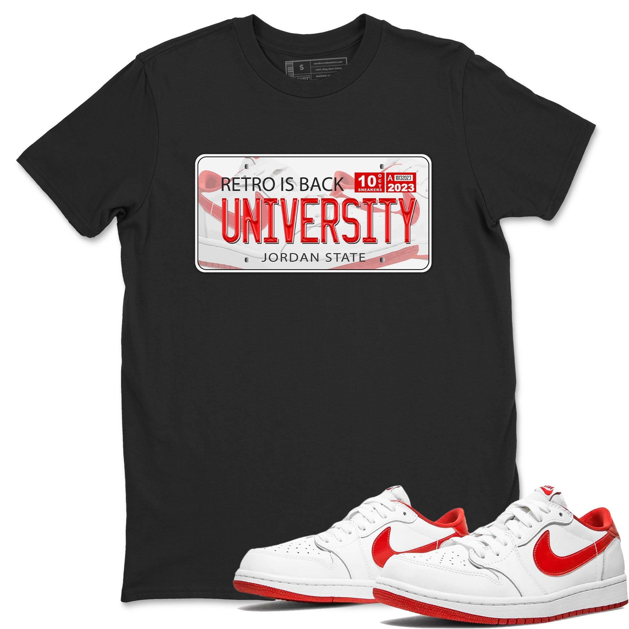 Jordan Plate snkmatch Tee - Air Jordan 1 University Red