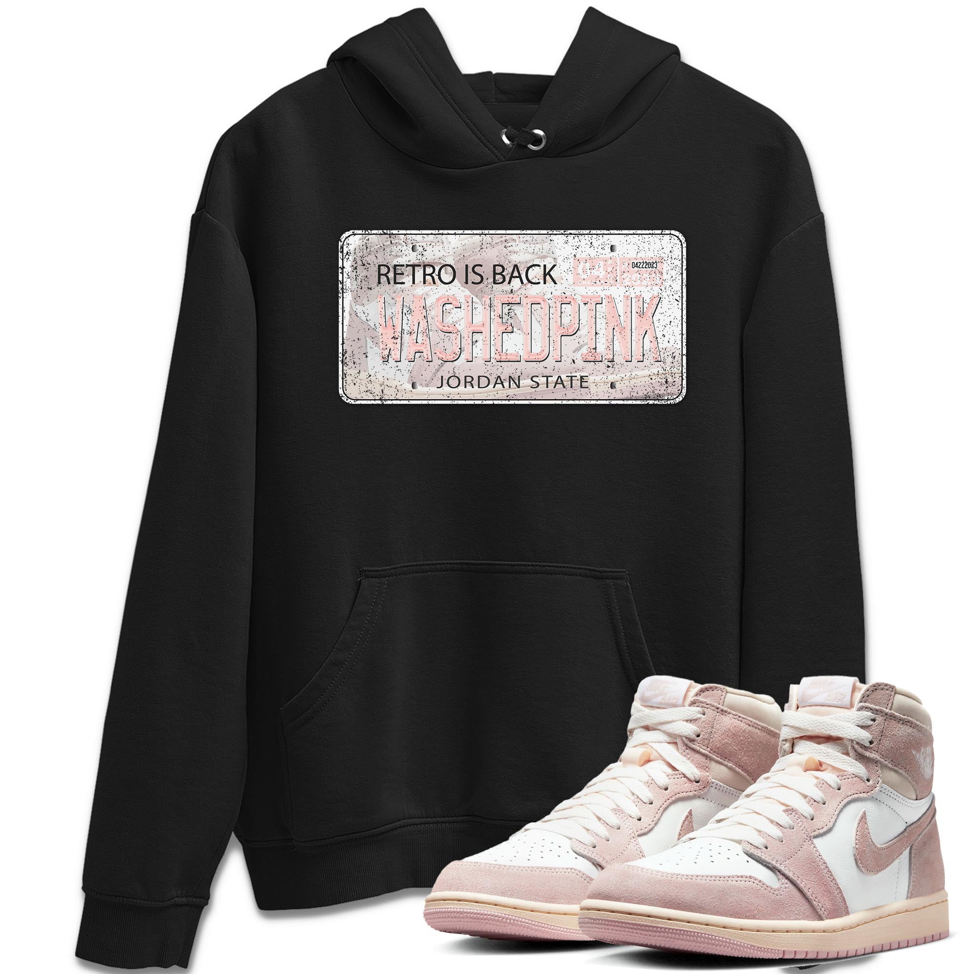 Jordan Plate Unisex Tops - Air Jordan 1 Washed Pink