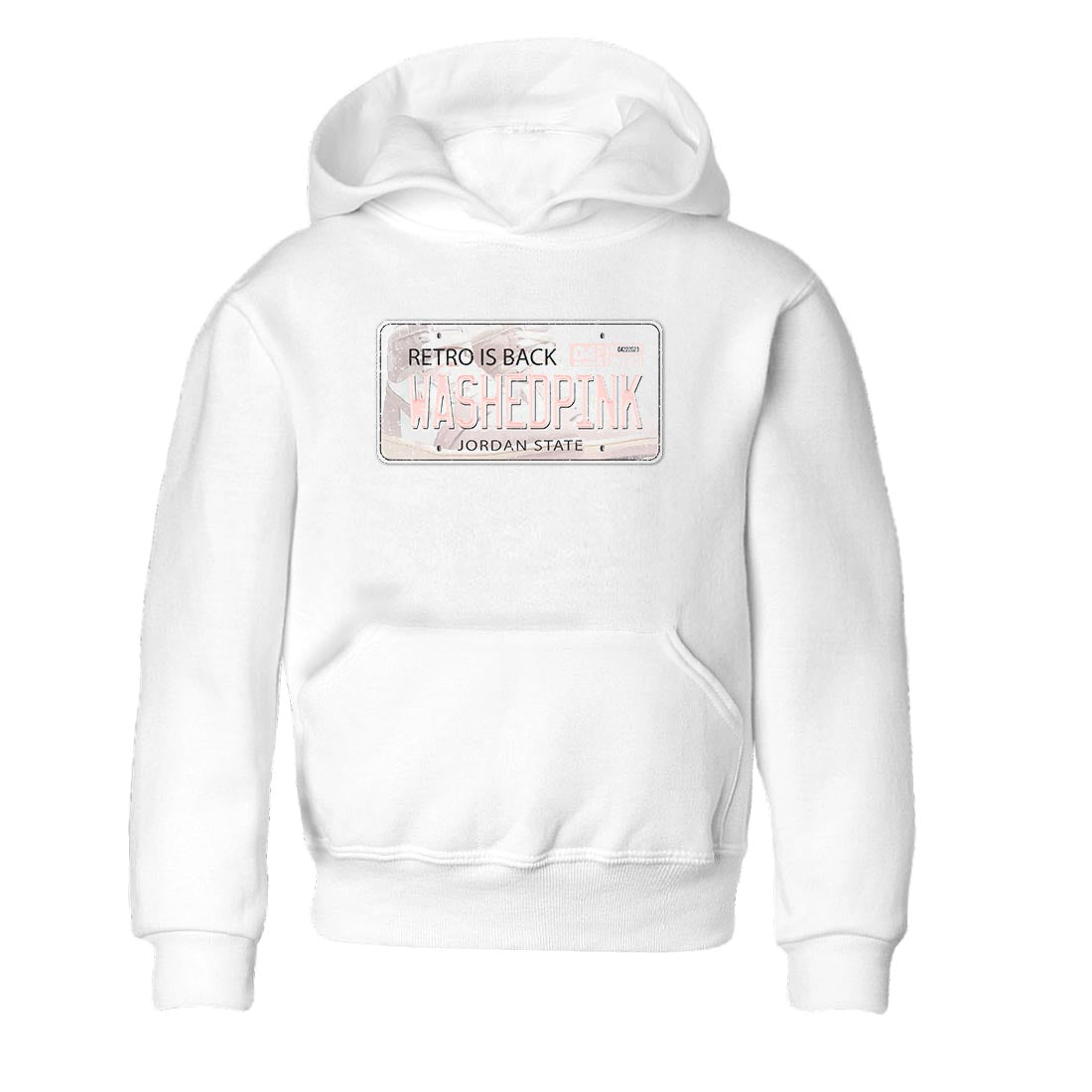 Jordan Plate Kids Tops - Air Jordan 1 Washed Pink