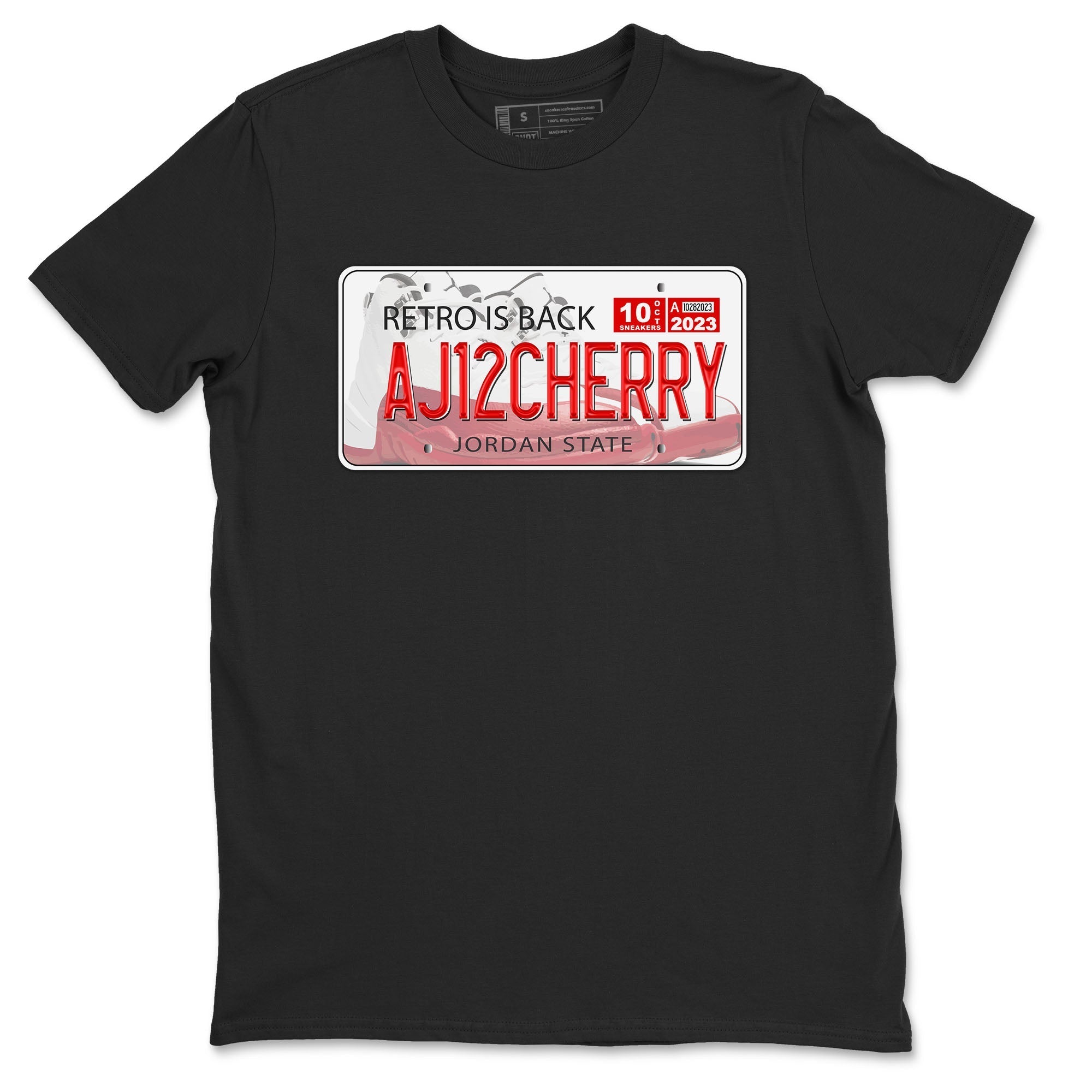 Jordan Plate snkmatch Tee - Air Jordan 12 Cherry
