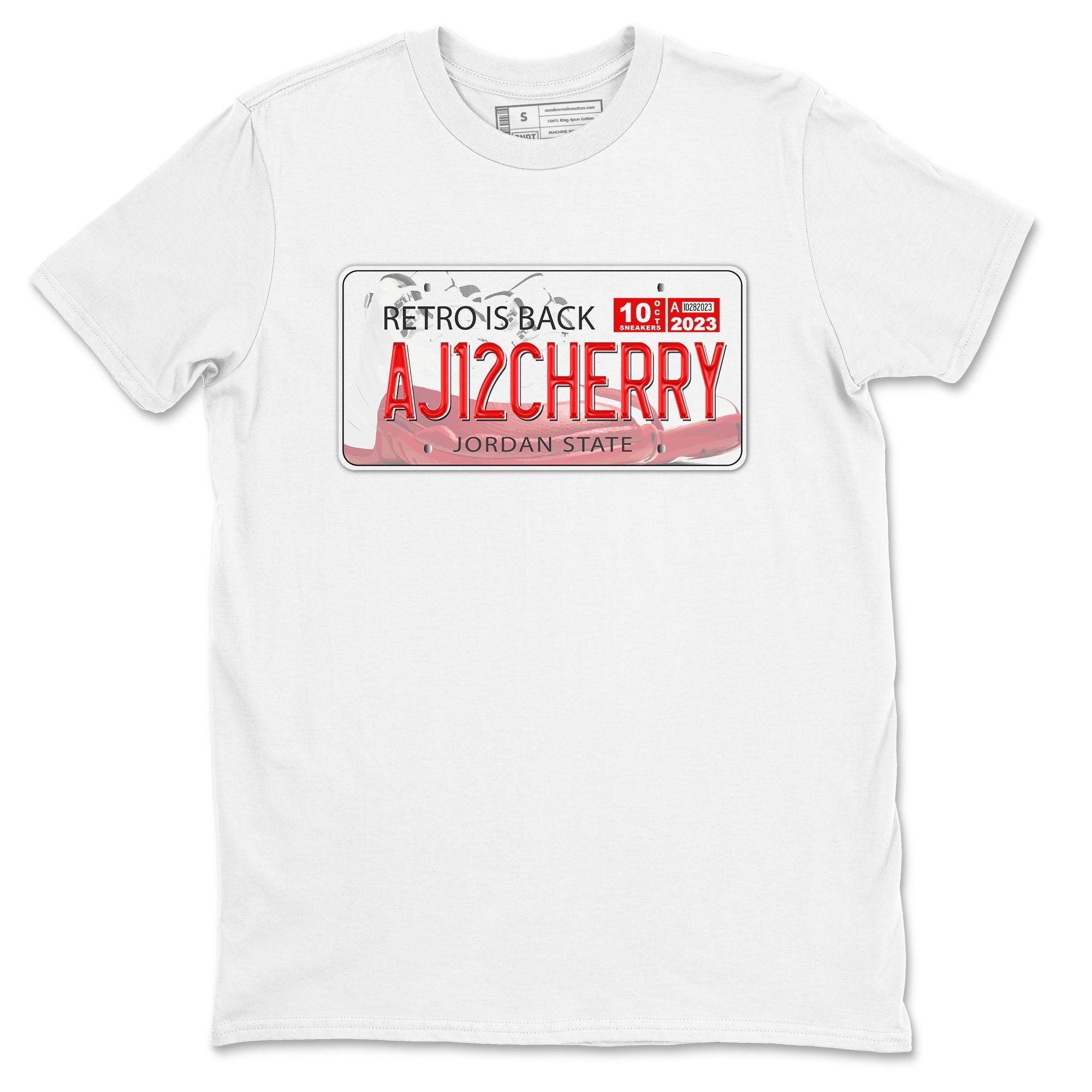 Jordan Plate snkmatch Tee - Air Jordan 12 Cherry