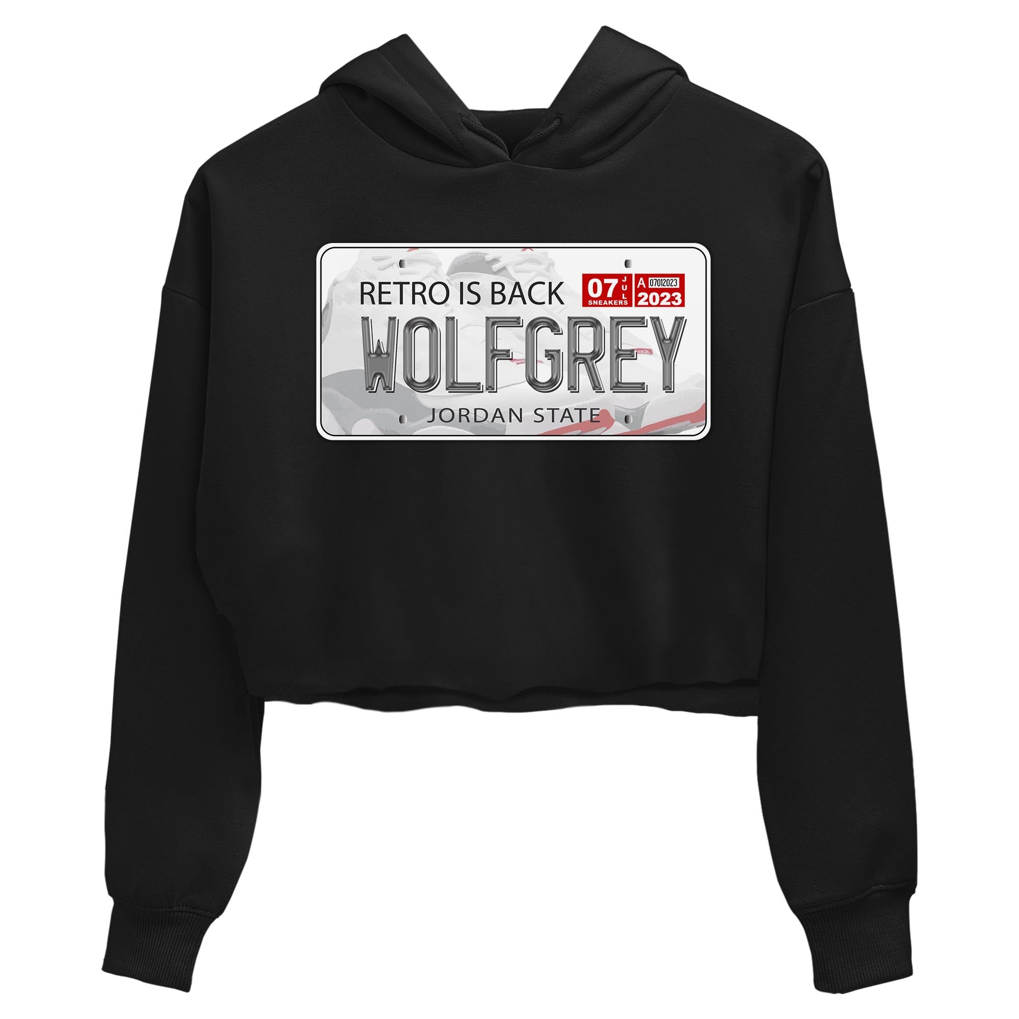 Jordan Plate Women's Tops - Air Jordan 13 Wolf Grey