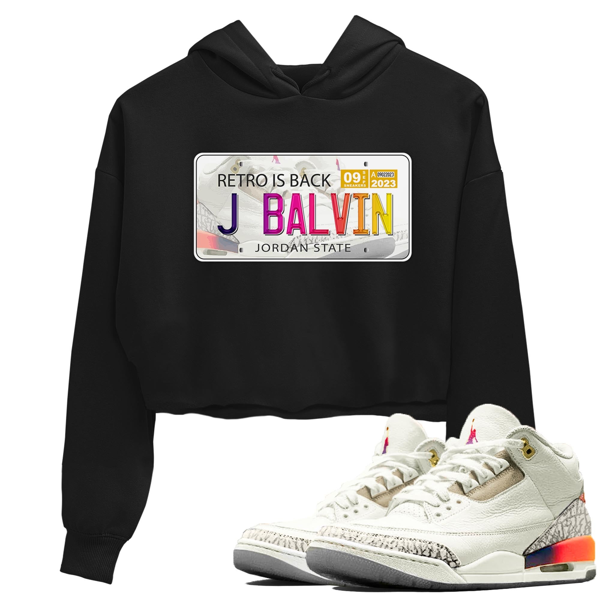 Jordan Plate snkmatch Women's Top - Air Jordan 3 J Balvin