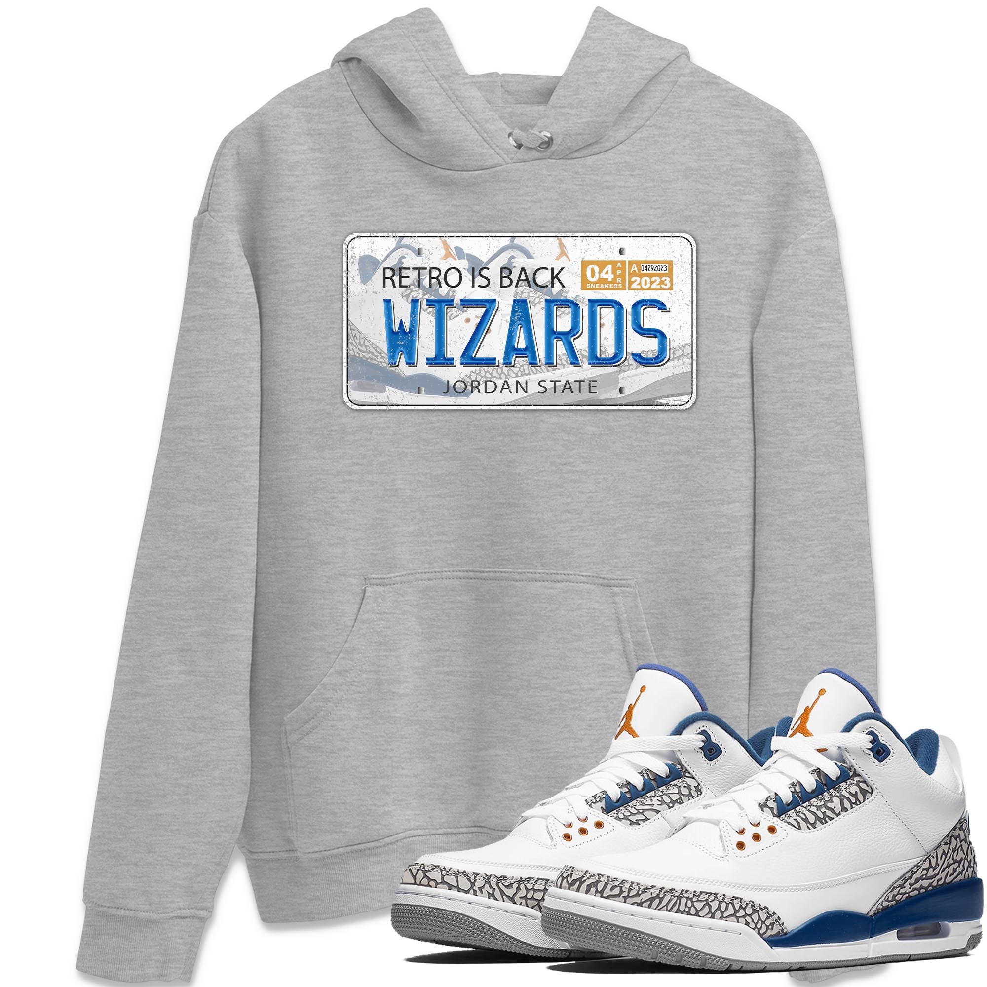Jordan Plate Unisex Tops - Air Jordan 3 Wizards