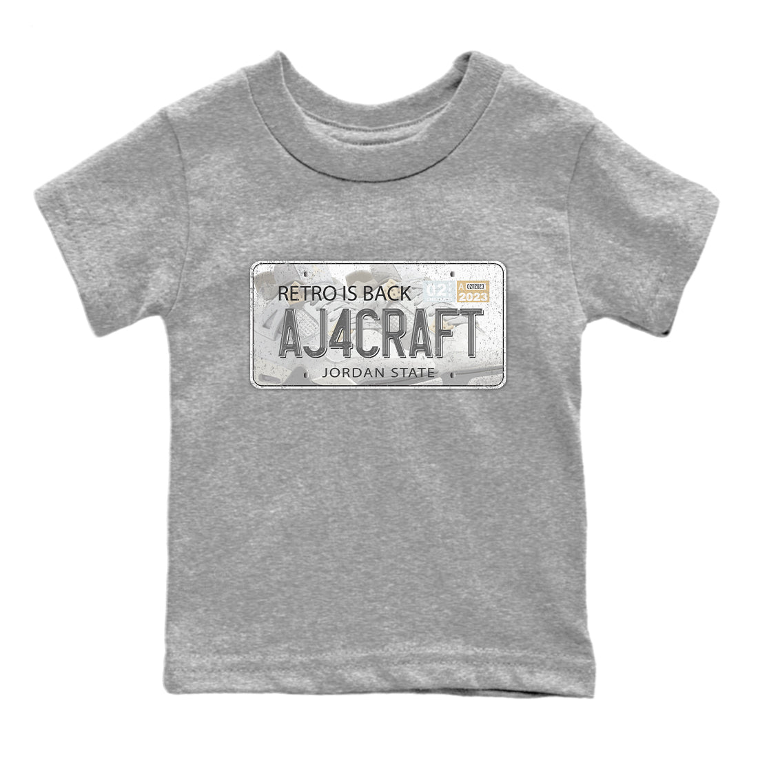 Jordan Plate Kids Tops - Air Jordan 4 Craft