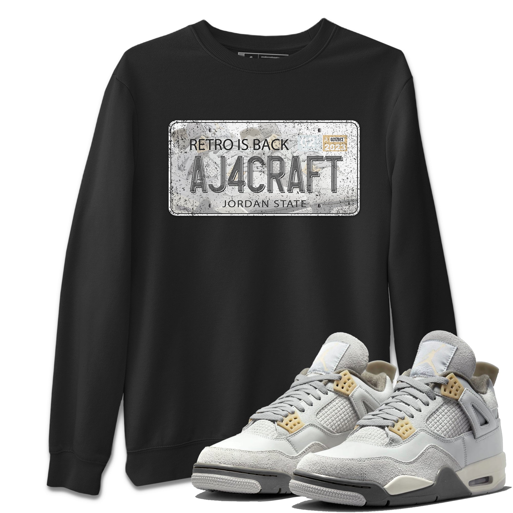 Jordan Plate Unisex Tops - Air Jordan 4 Craft