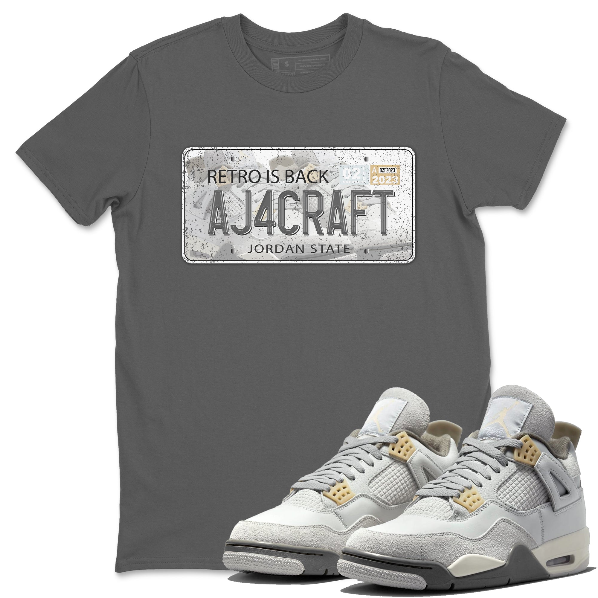 Jordan Plate Unisex Tops - Air Jordan 4 Craft