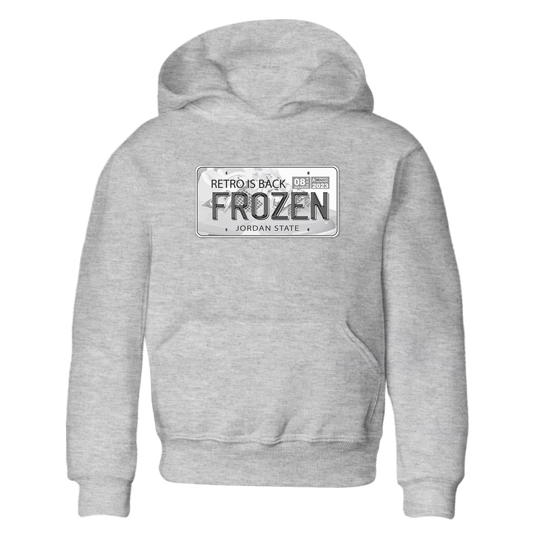 Jordan Plate snkmatch Tee Kids - Air Jordan 4 Frozen Moments