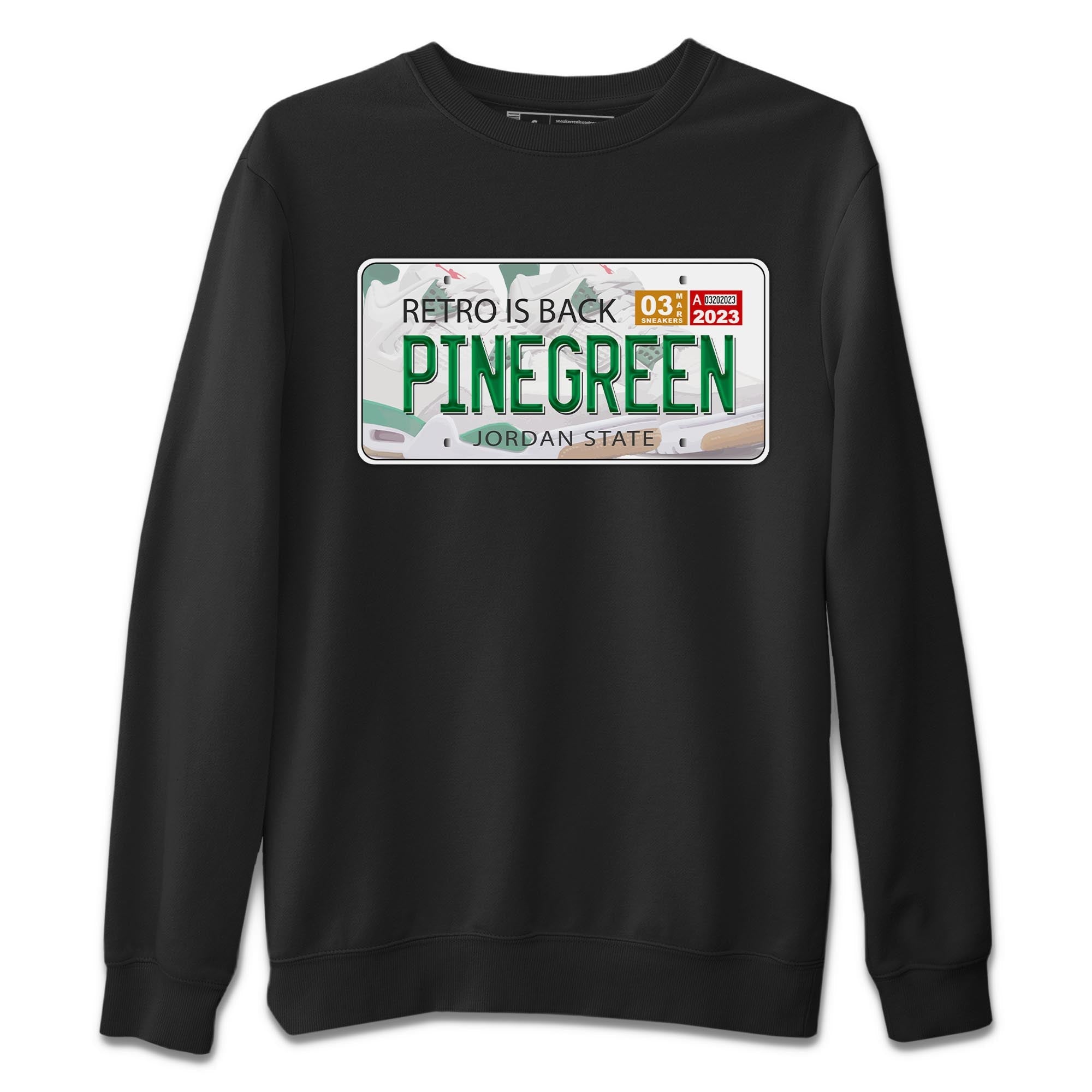 Jordan Plate Unisex Tops - Air Jordan 4 Pine Green SB