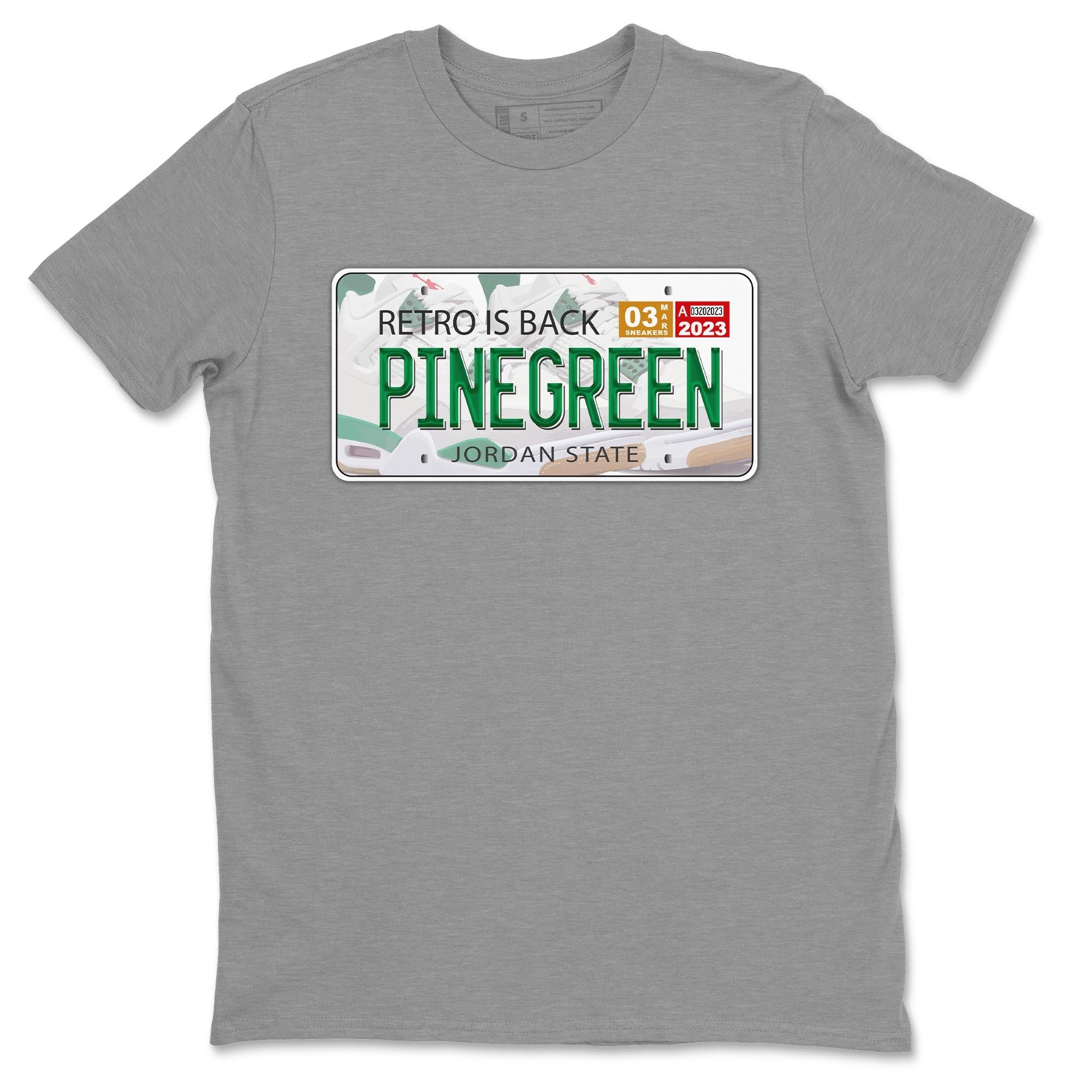 Jordan Plate Unisex Tops - Air Jordan 4 Pine Green SB