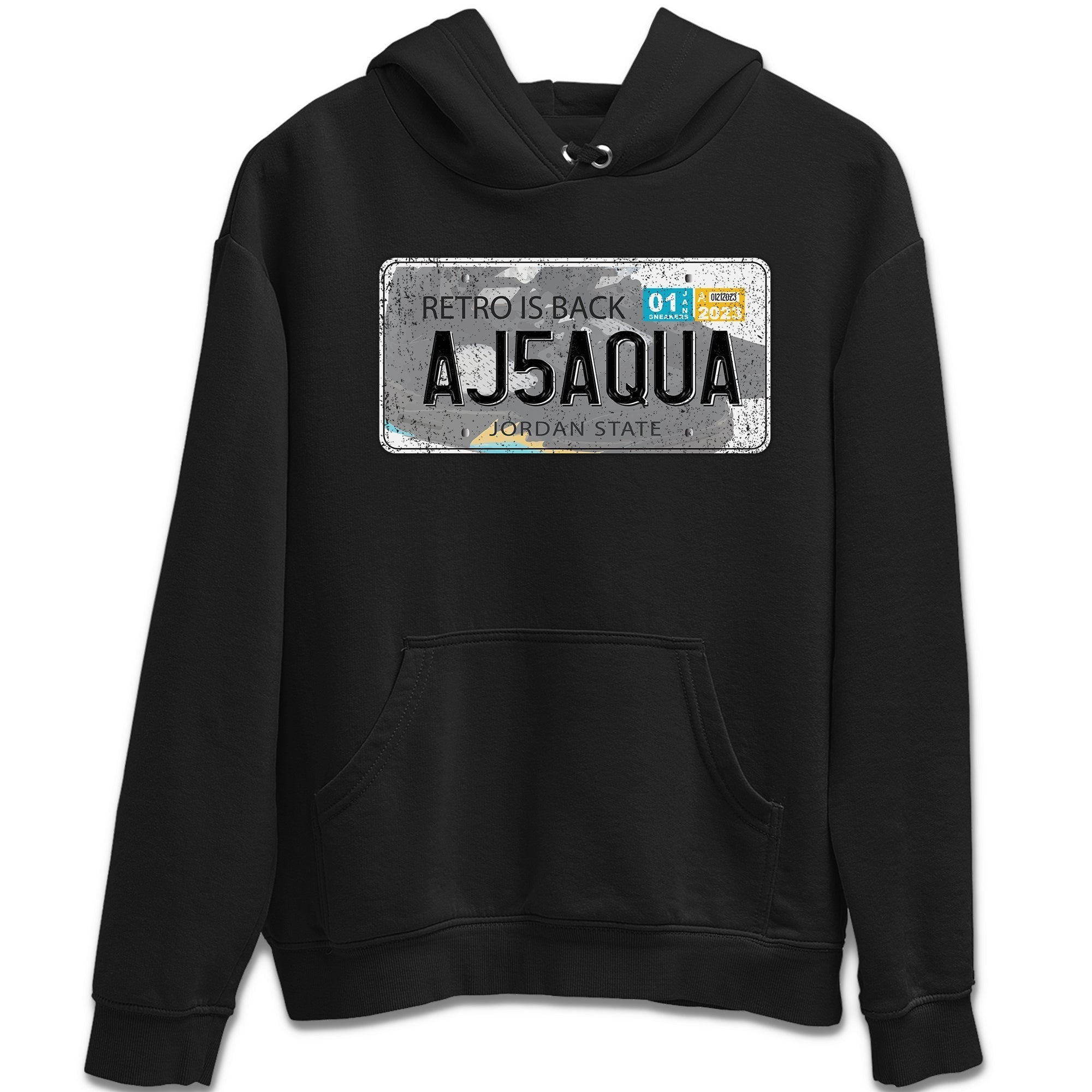 Jordan Plate Unisex Tops - Air Jordan 5 Aqua