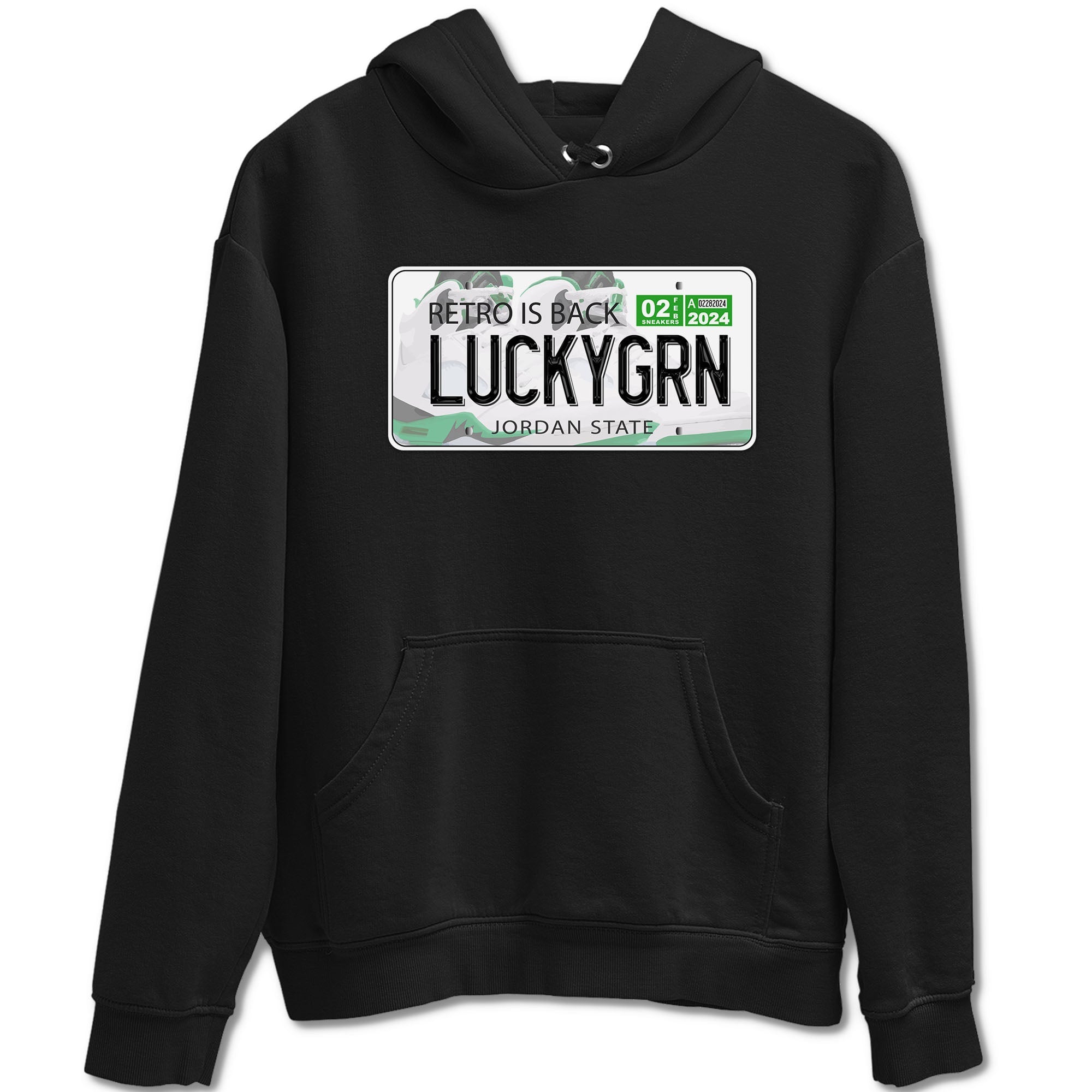 Jordan Plate snkmatch Tees - Air Jordan 5 Lucky Green
