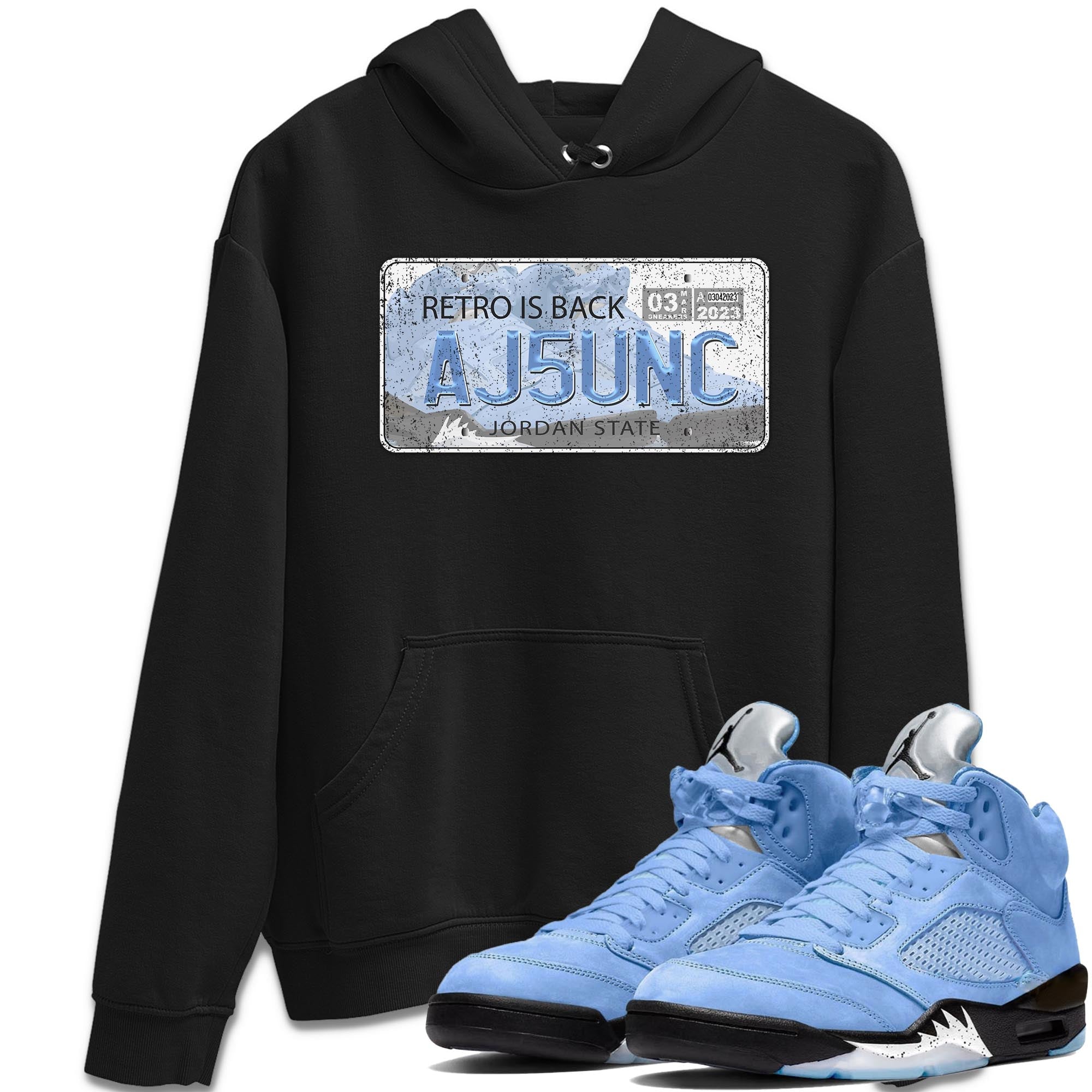 Jordan Plate Unisex Tops - Air Jordan 5 UNC