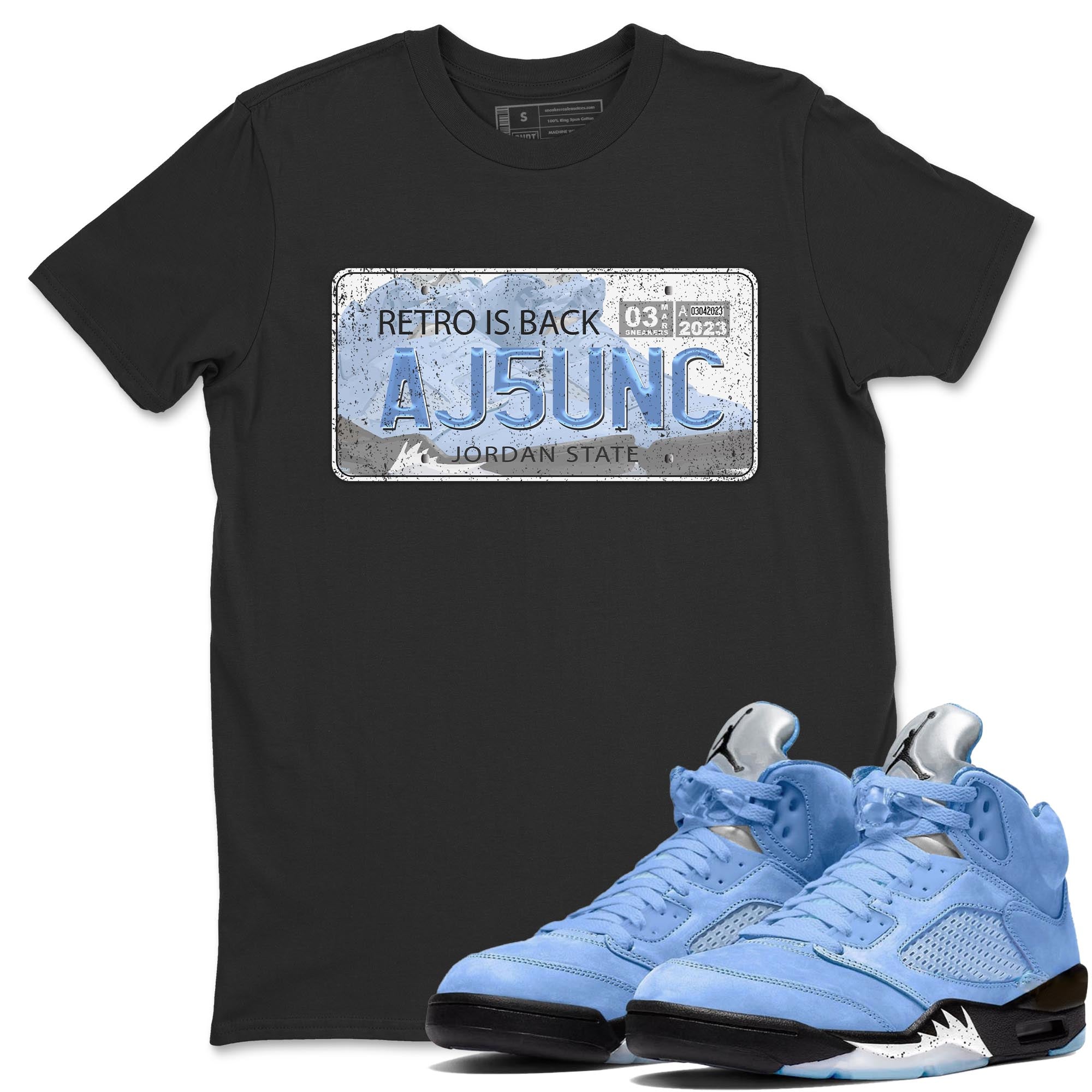 Jordan Plate Unisex Tops - Air Jordan 5 UNC