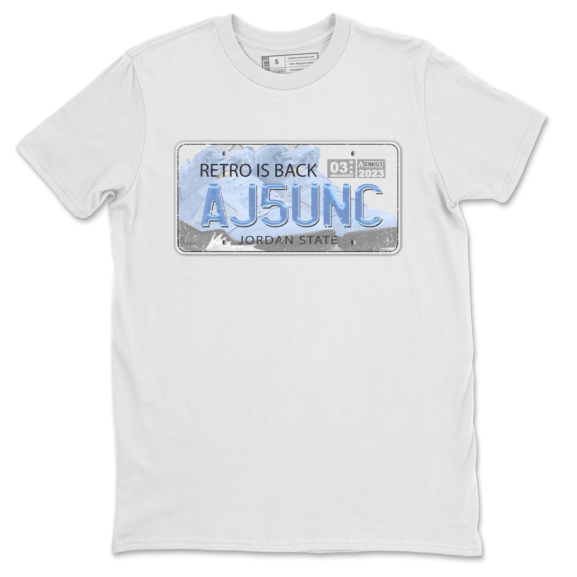 Jordan Plate Unisex Tops - Air Jordan 5 UNC