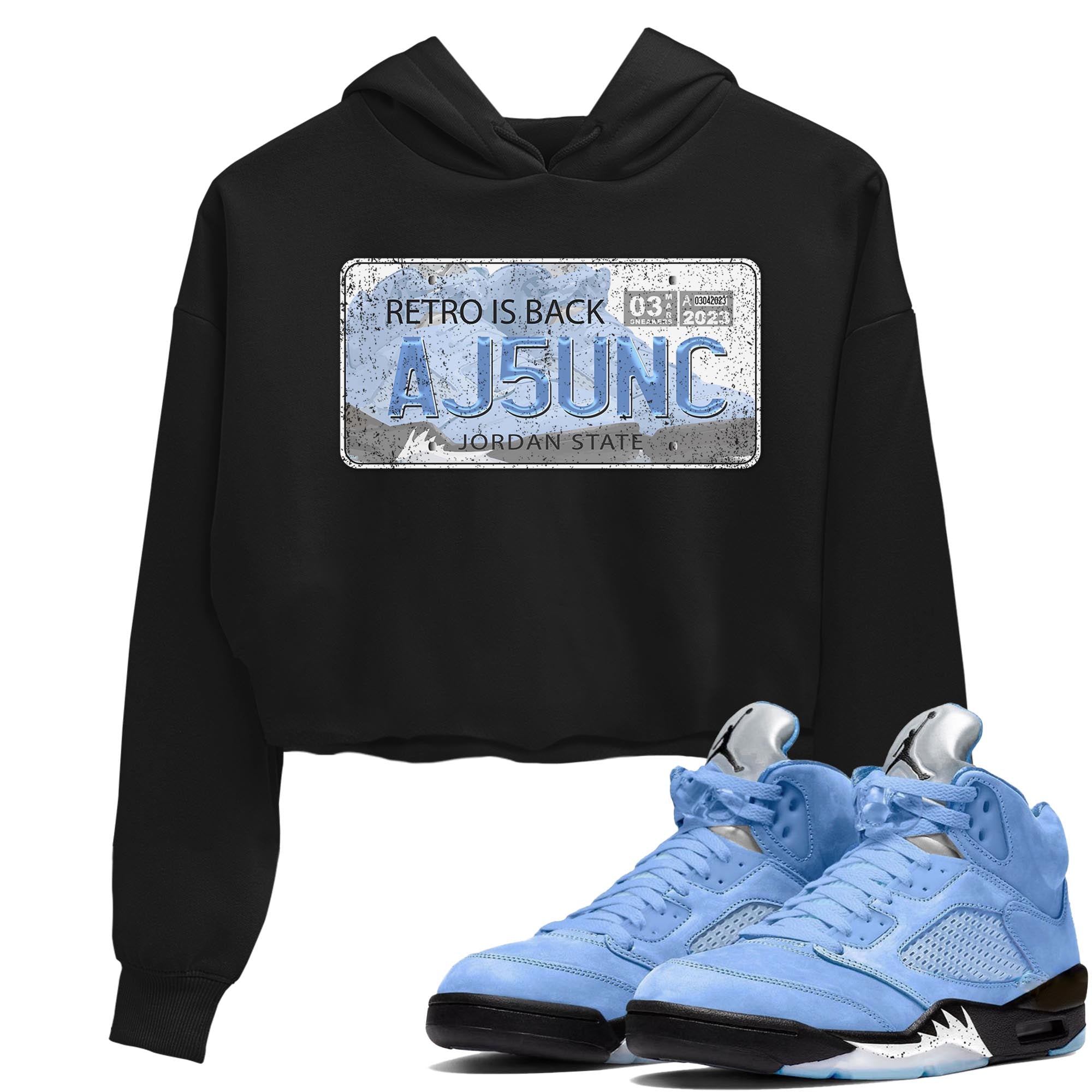 Jordan Plate Women's Tops - Air Jordan 5 UNC