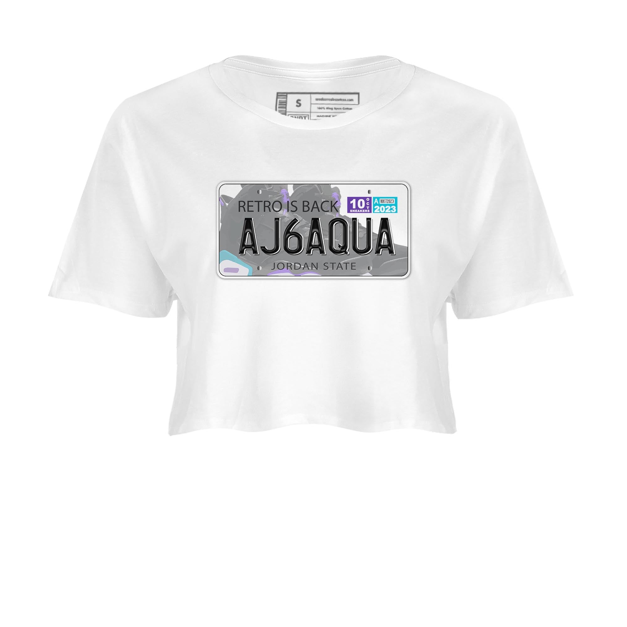 Jordan Plate snkmatch Women's Top - Air Jordan 6 Aqua