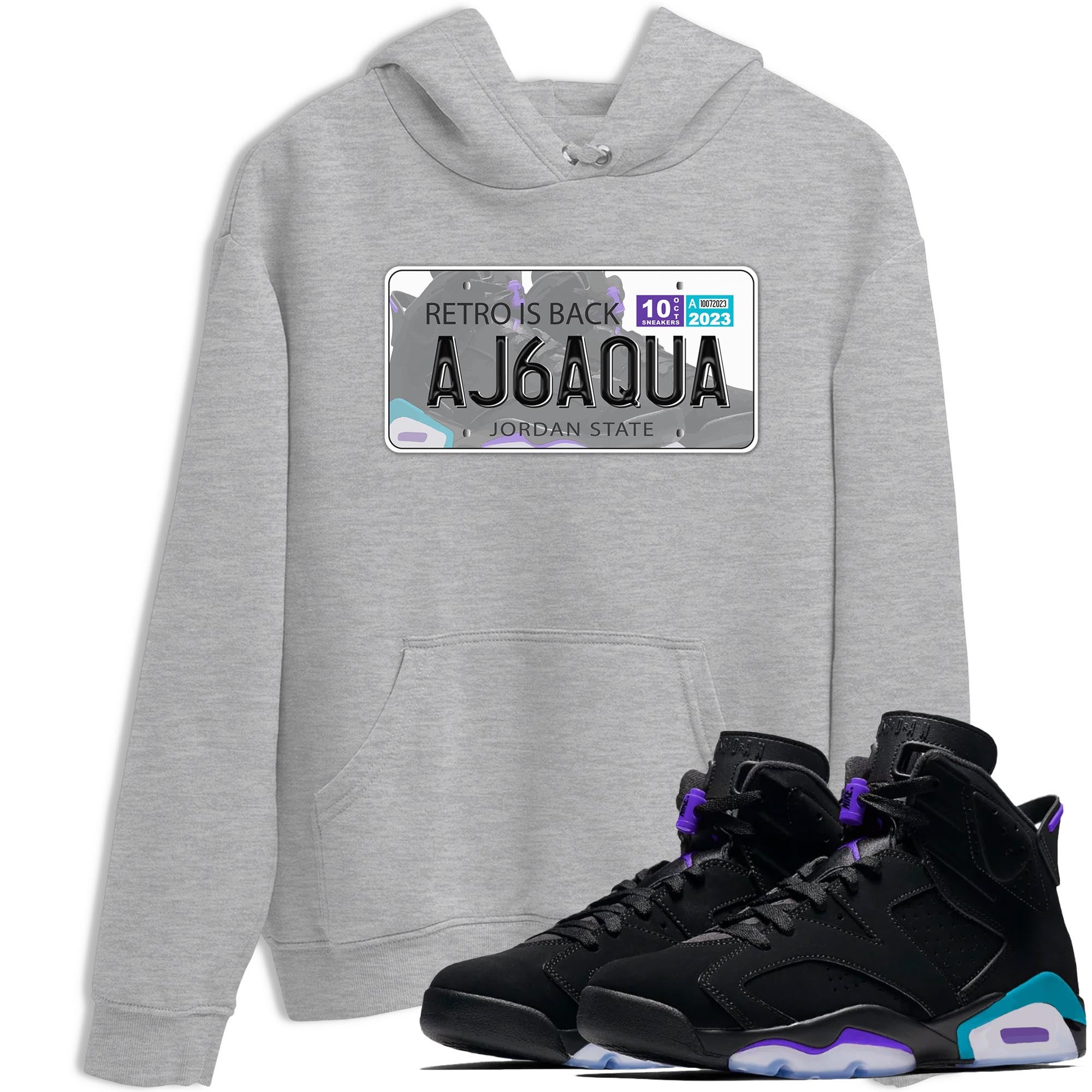 Jordan Plate snkmatch Tee - Air Jordan 6 Aqua