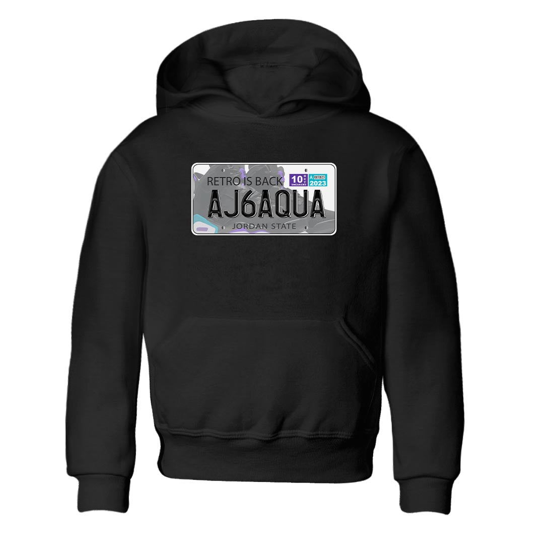 Jordan Plate snkmatch Tee Kids - Air Jordan 6 Aqua