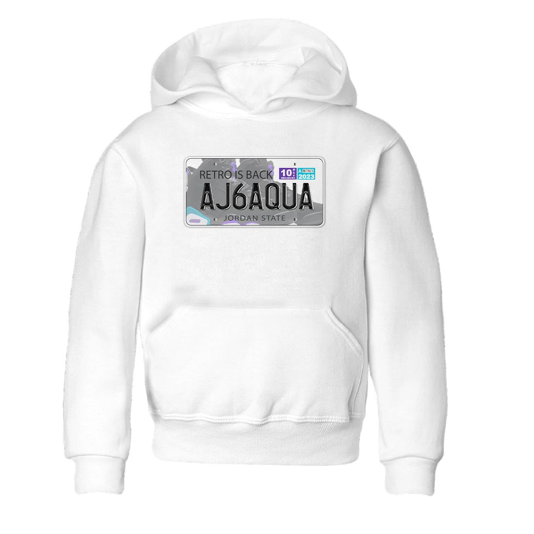 Jordan Plate snkmatch Tee Kids - Air Jordan 6 Aqua