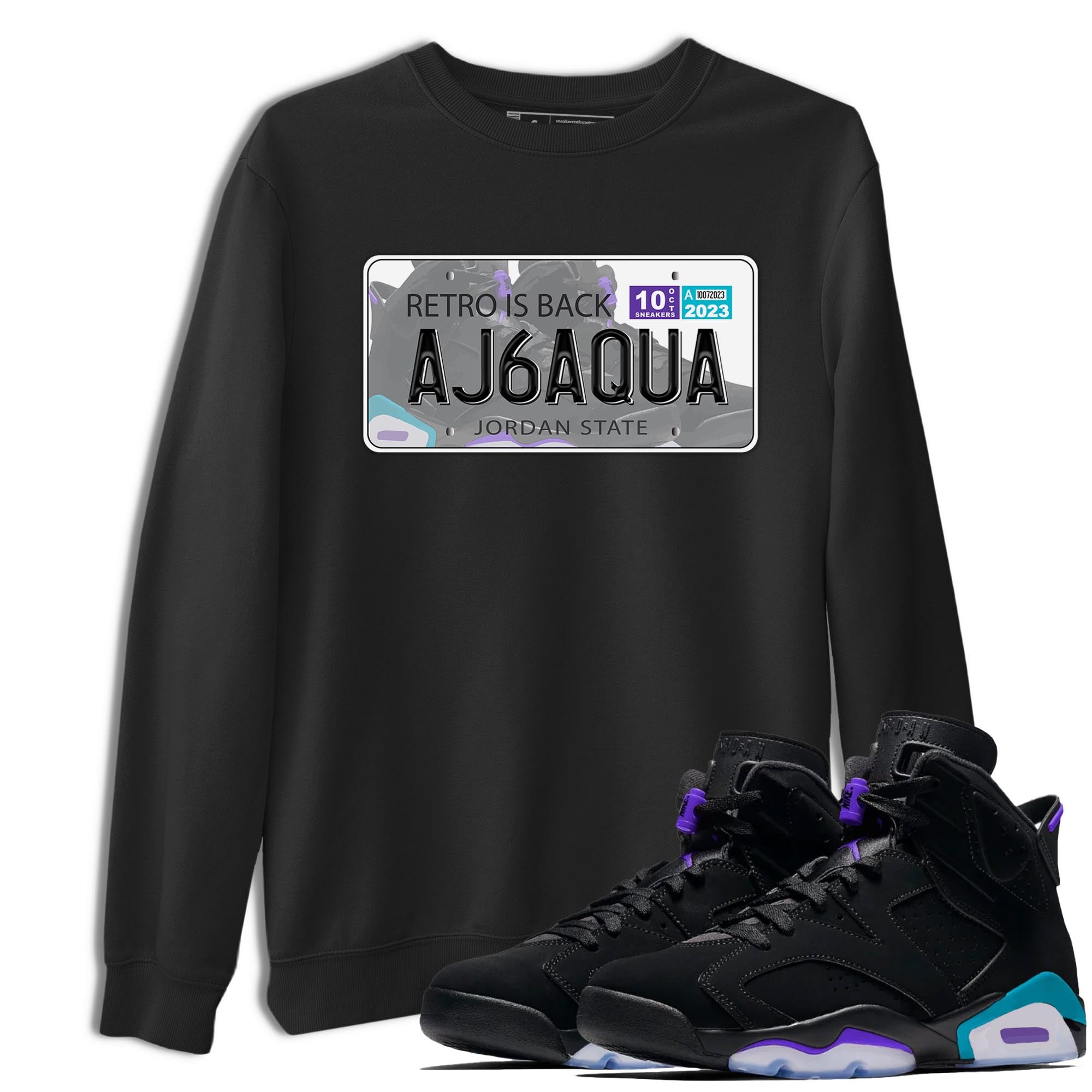 Jordan Plate snkmatch Tee - Air Jordan 6 Aqua