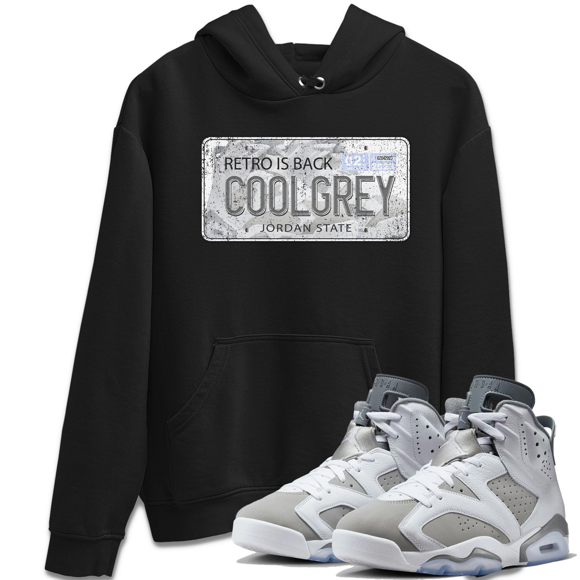 Jordan Plate Unisex Tops - Air Jordan 6 Cool Grey