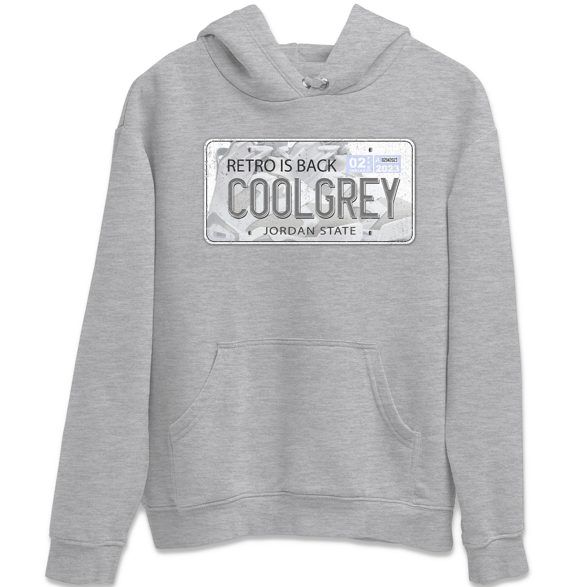 Jordan Plate Unisex Tops - Air Jordan 6 Cool Grey