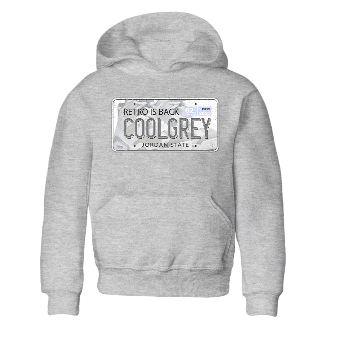 Jordan Plate Kids Tops - Air Jordan 6 Cool Grey