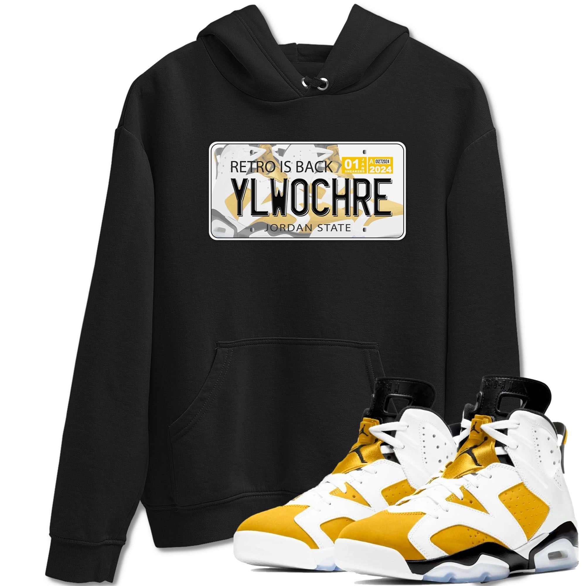 Jordan plate snkmatch Tees - Air Jordan 6 Yellow Ochre