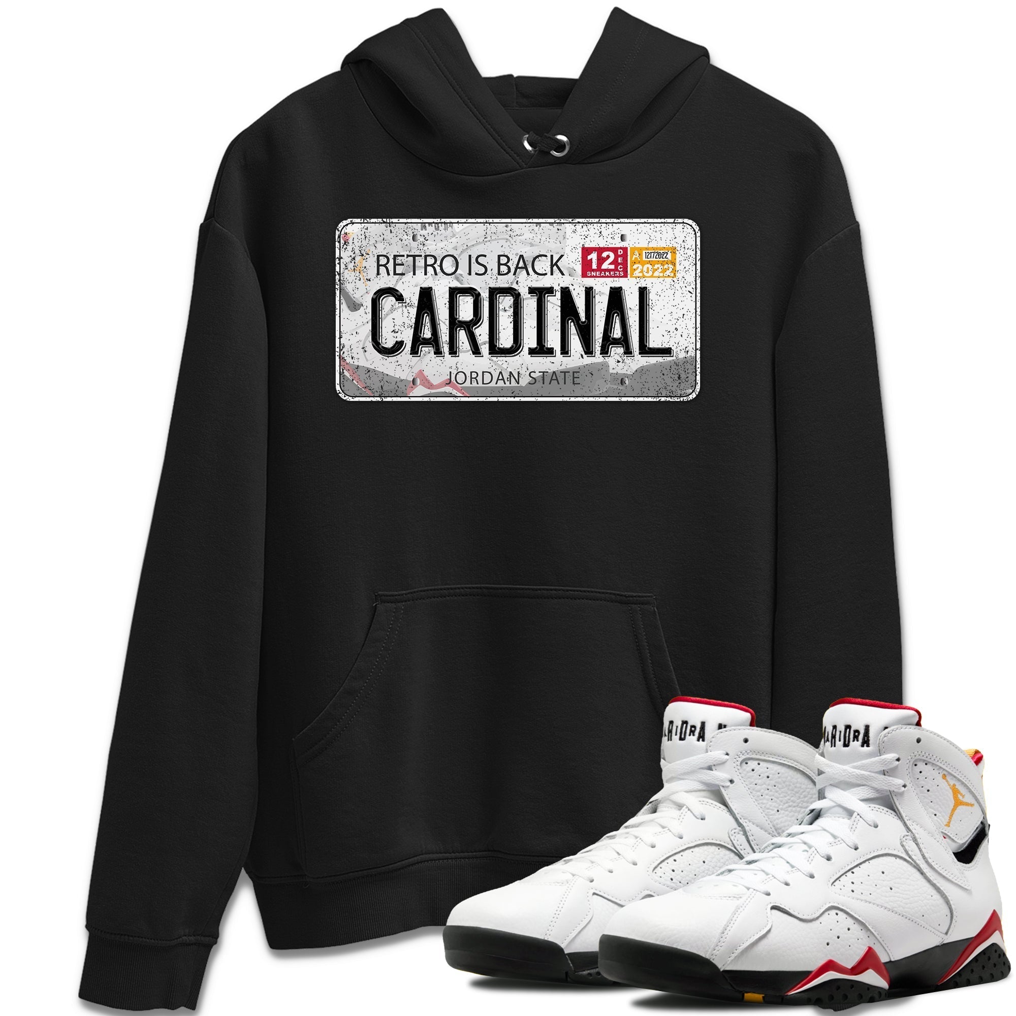 Jordan Plate Unisex Tops - Air Jordan 7 Cardinal