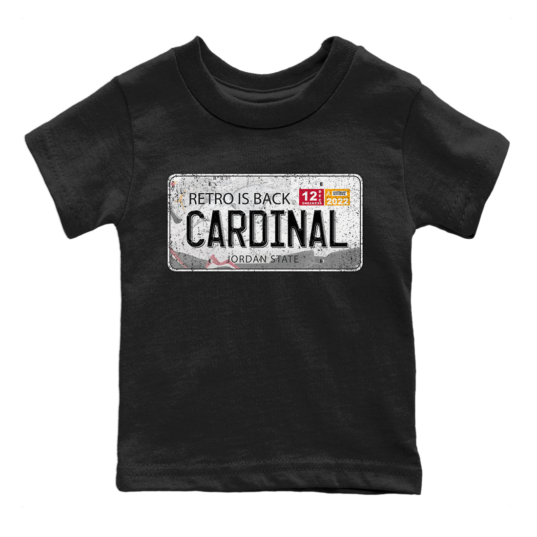Jordan Plate Kids Tops - Air Jordan 7 Cardinal