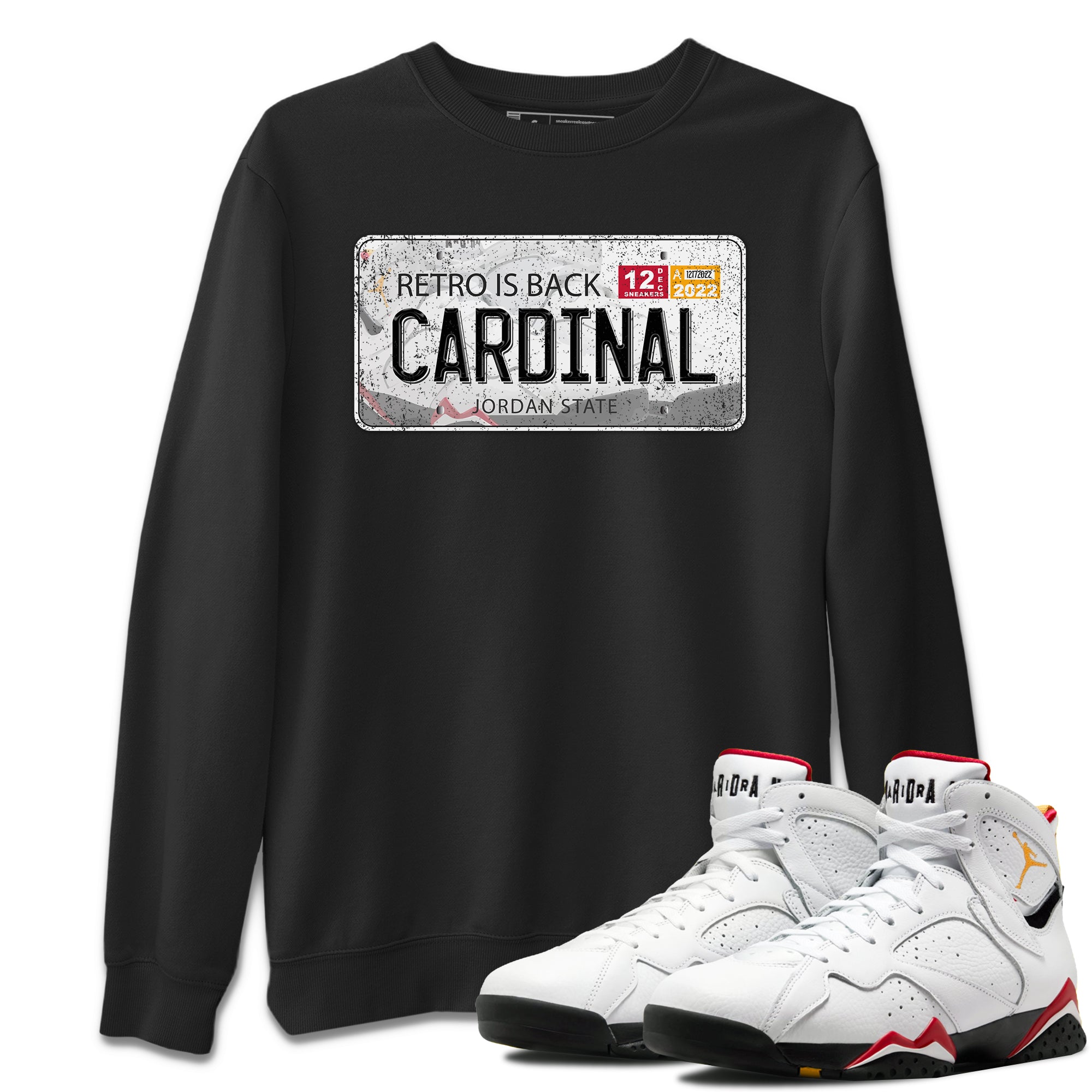 Jordan Plate Unisex Tops - Air Jordan 7 Cardinal