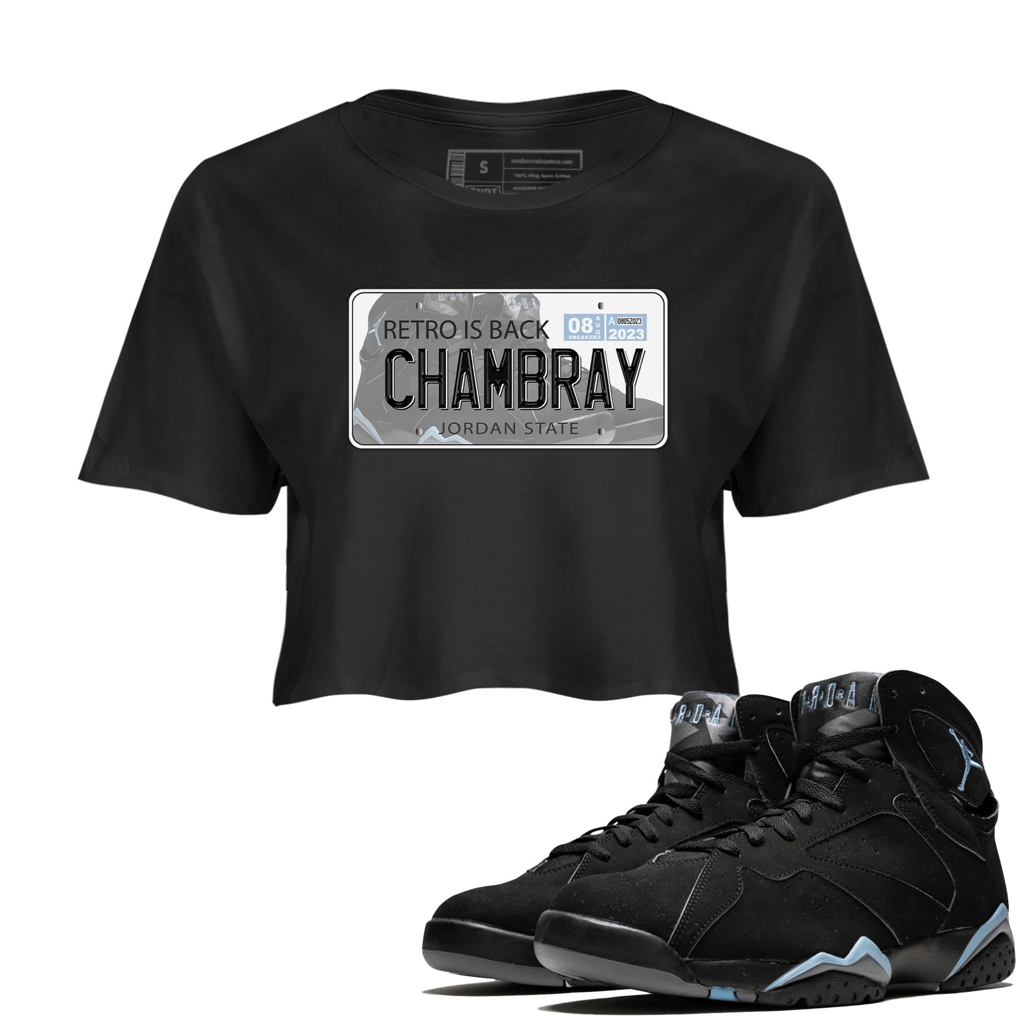 Jordan Plate snkmatch Women's Top - Air Jordan 7 Chambray